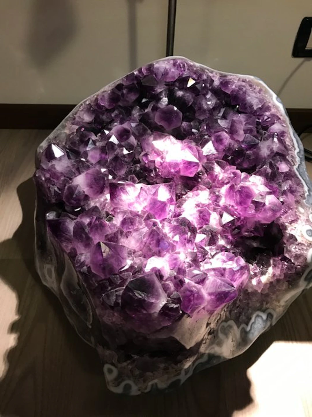 Amethyst Geode - Width: 43 cm- 50 kg - (1)