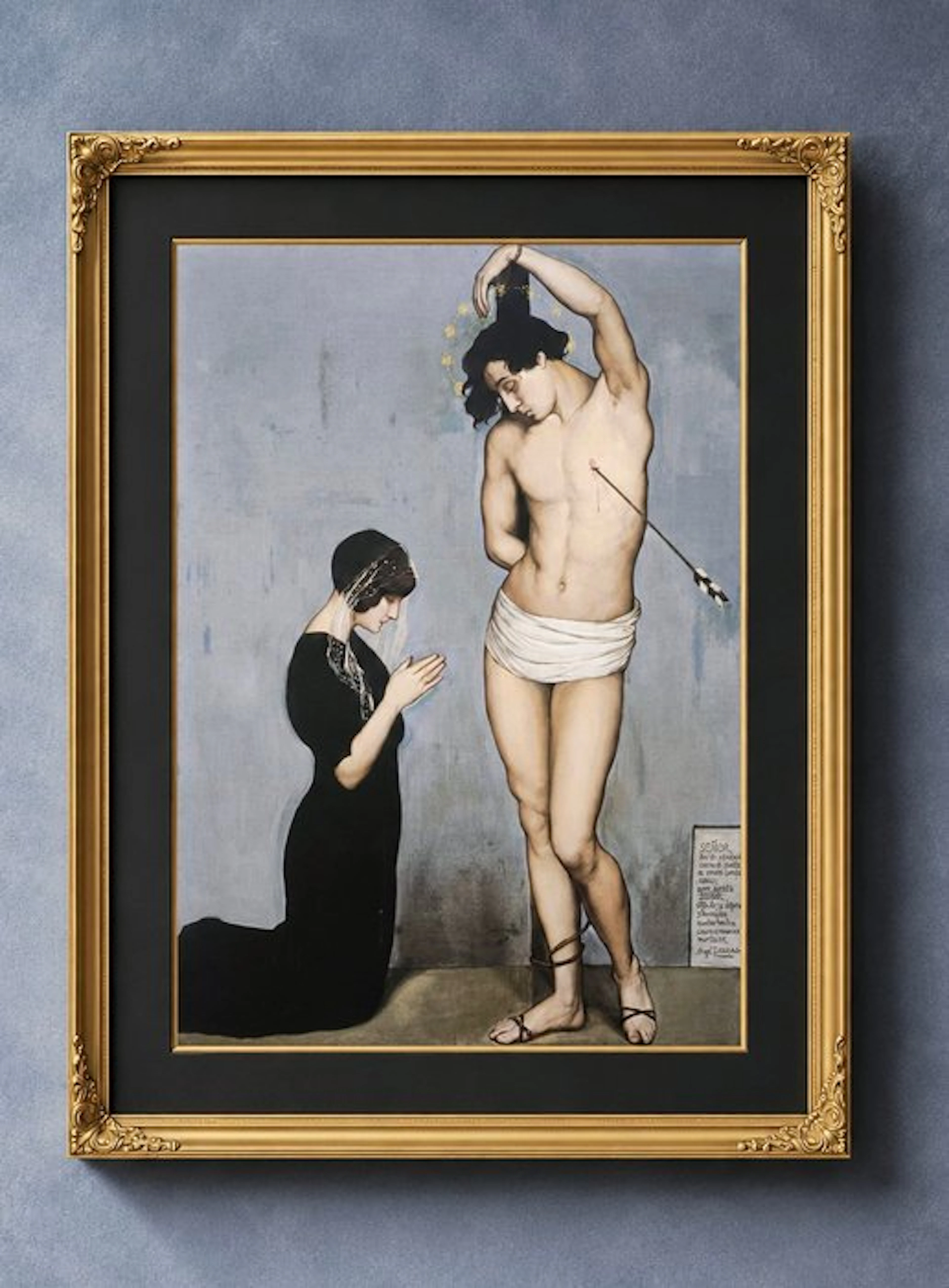 Ángel Zárraga (1886-1946) (after) - "Votive Offering (Saint Sebastian), 1912"