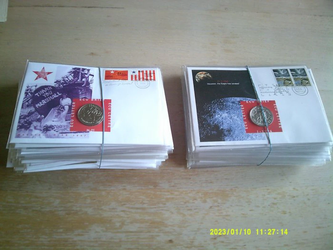 Netherlands 1994/1999 - Dutch collection of ECU letters