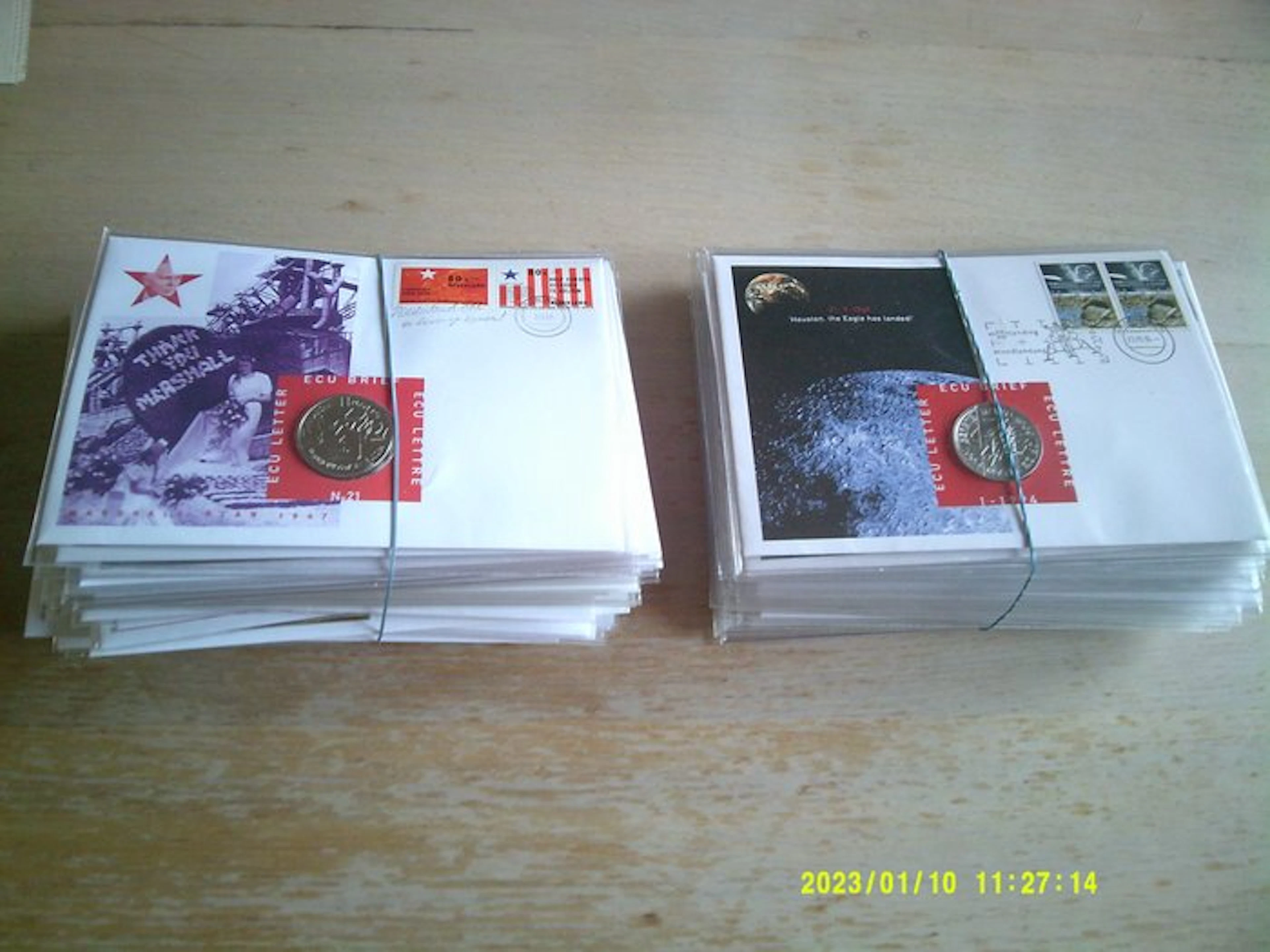 Netherlands 1994/1999 - Dutch collection of ECU letters