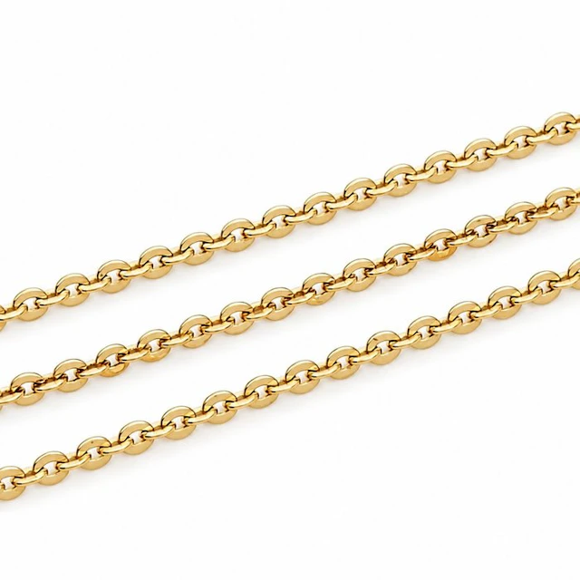 UnoAErre - Necklace - 18 kt. Yellow gold - Made in Italy - Handmade