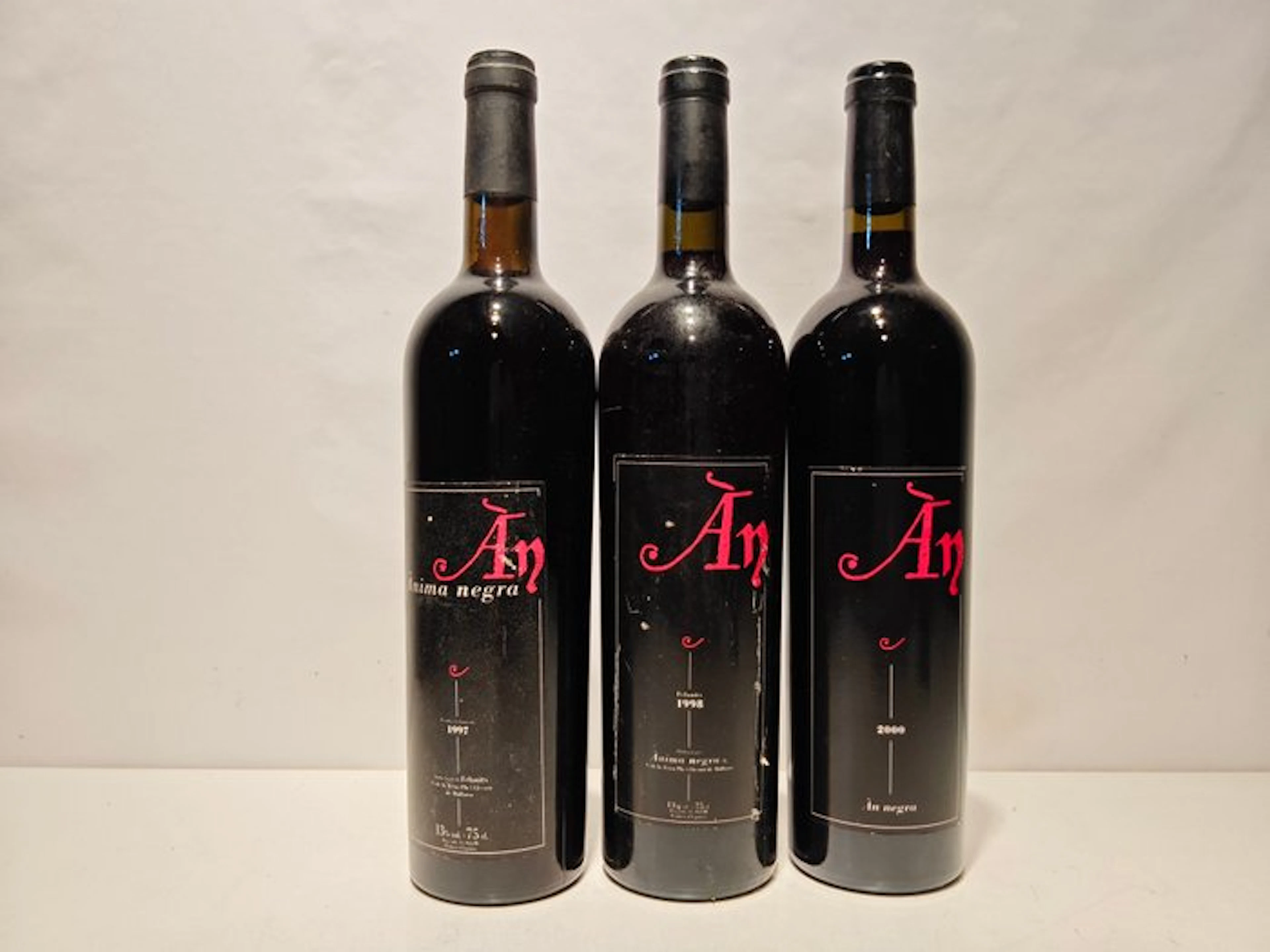 1997, 1998, 2000 Ànima Negra, Àn - Mallorca - 3 Bottles (0.75L)