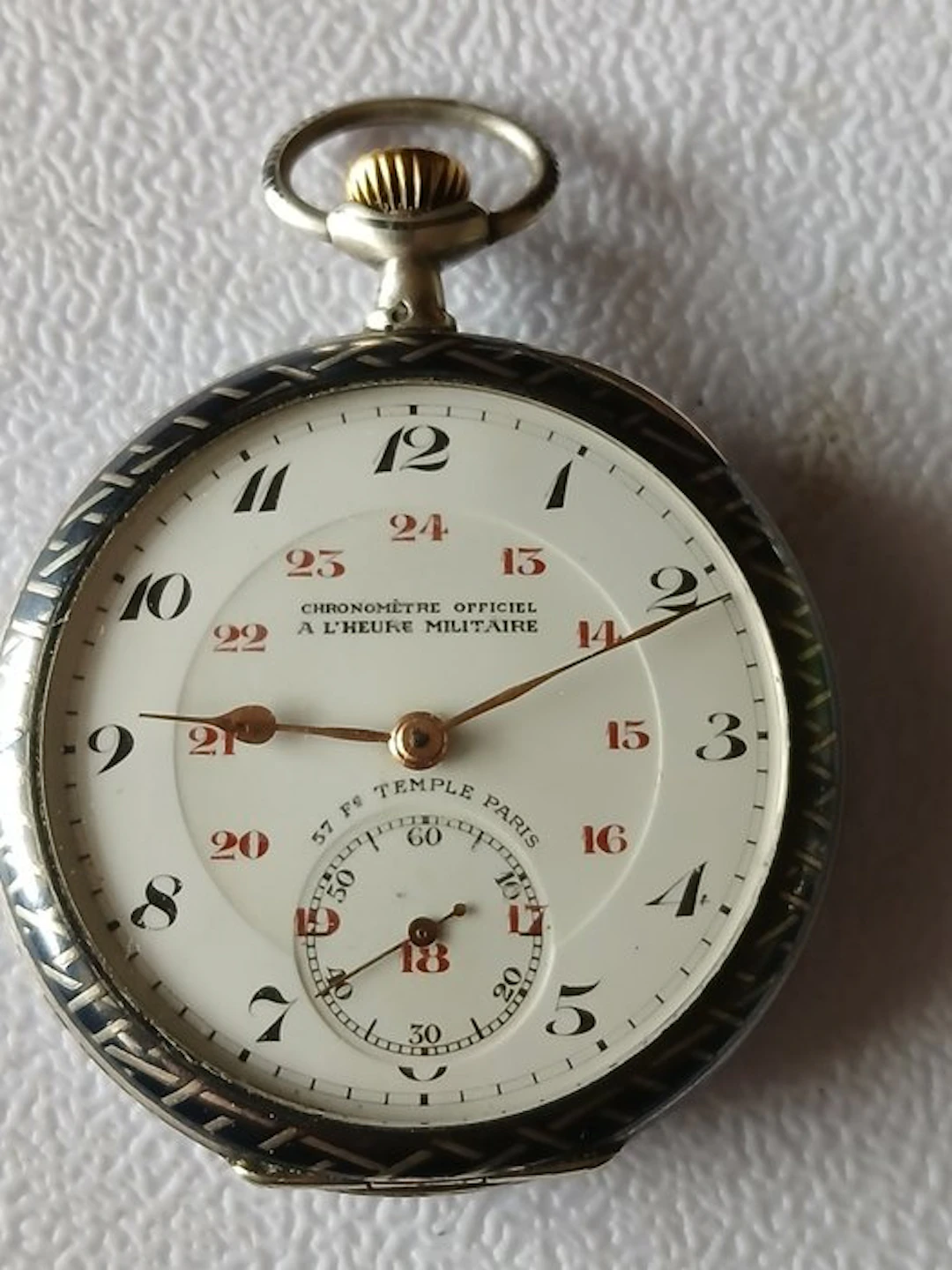 --CHROMETRE OFFICIEL A L,HEURE MILITAIRE-- - 1900-1949
