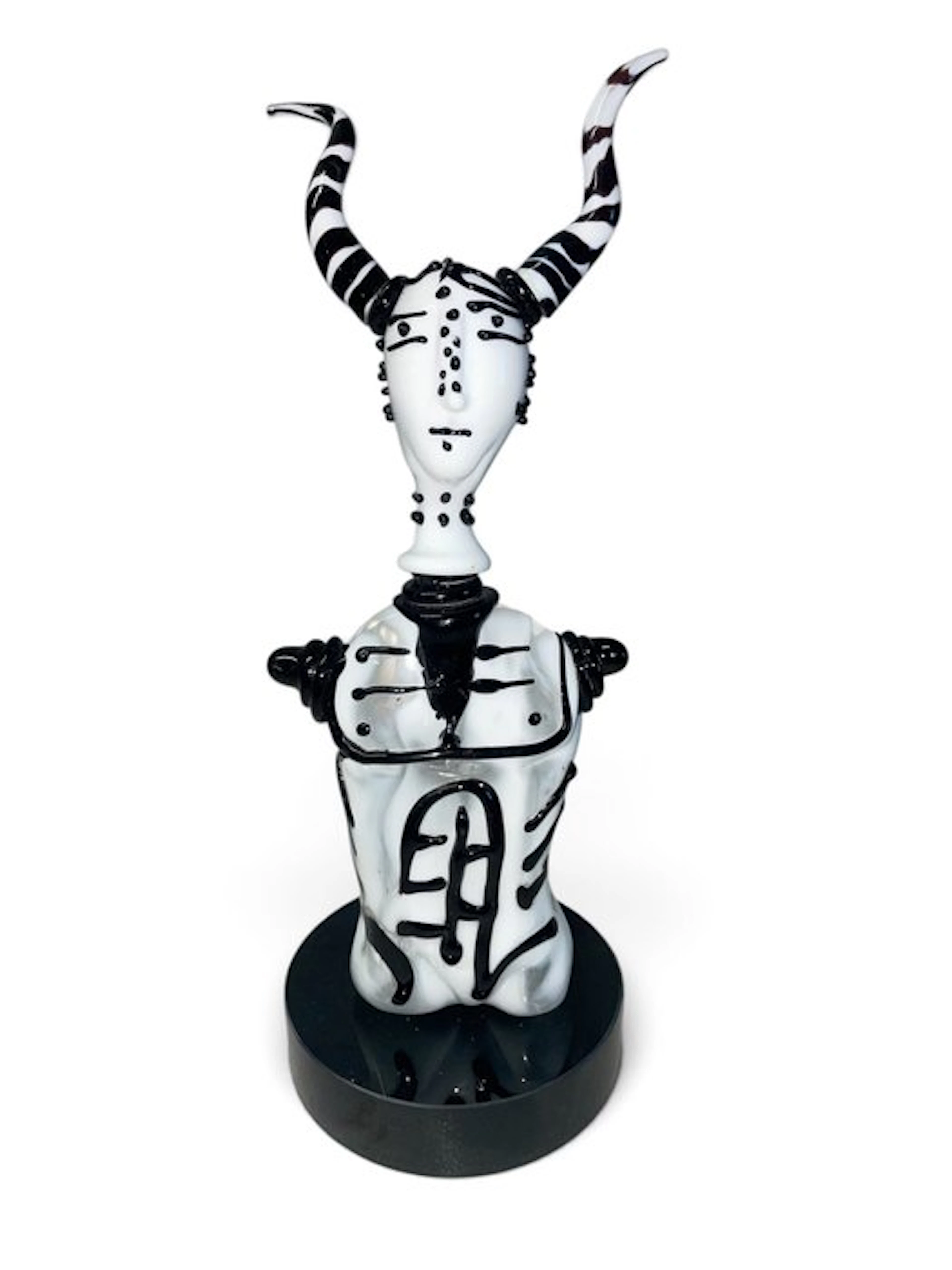 Sculpture, Satan - 23 cm - Glass