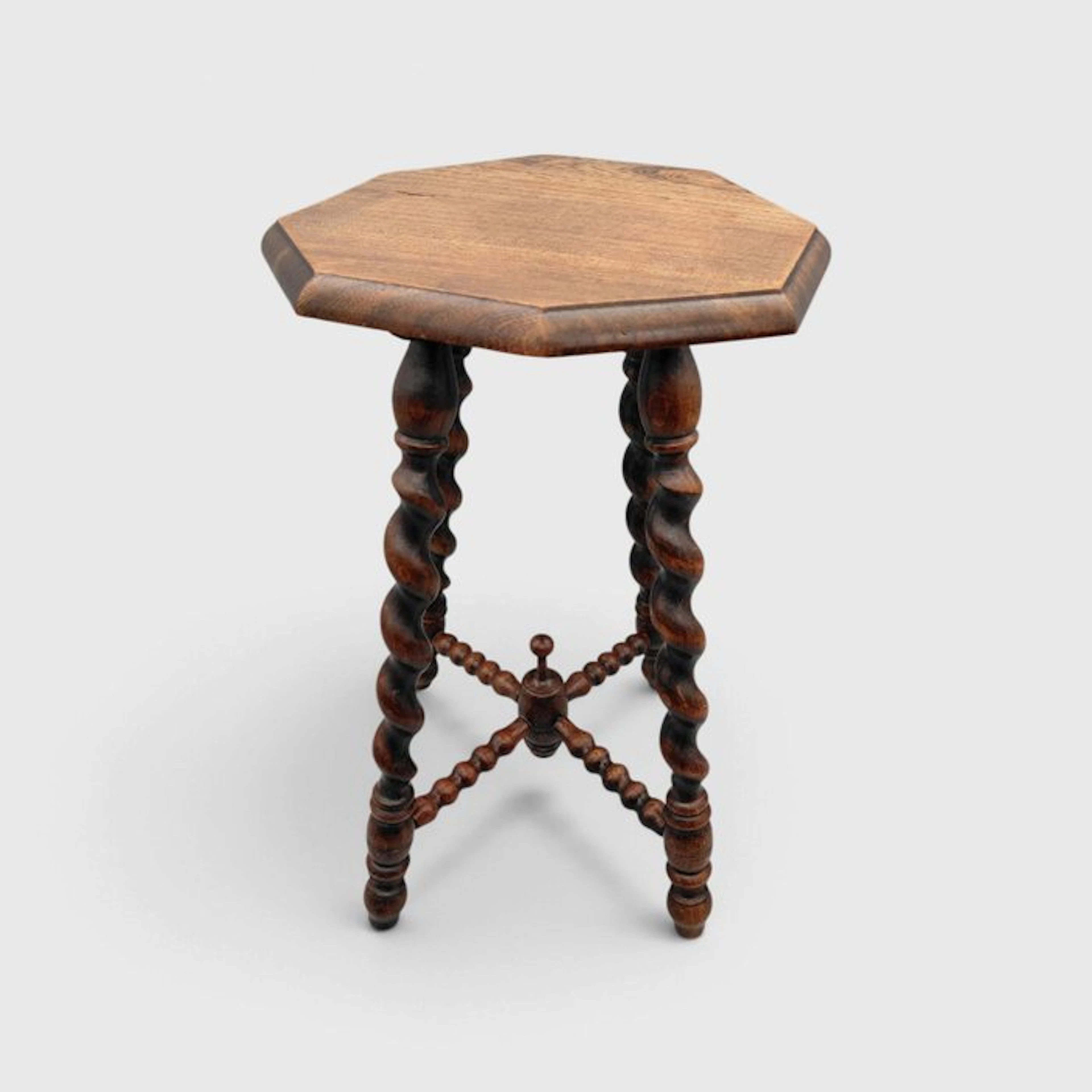Side table - Barley Twist - Wood - Jacobean / Louis XIII