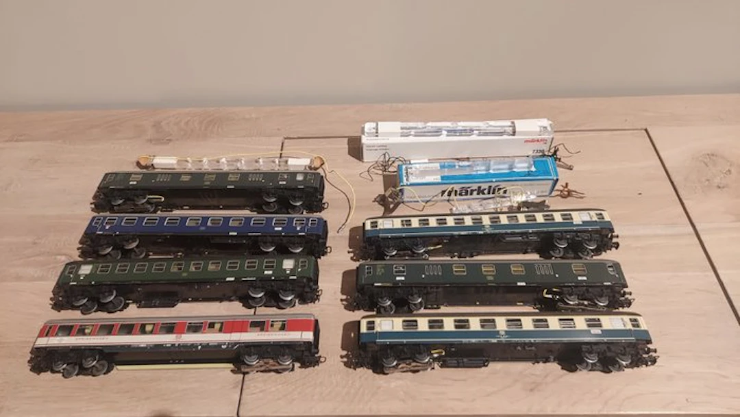 Märklin H0 - Model train passenger carriage (10) - Set of...