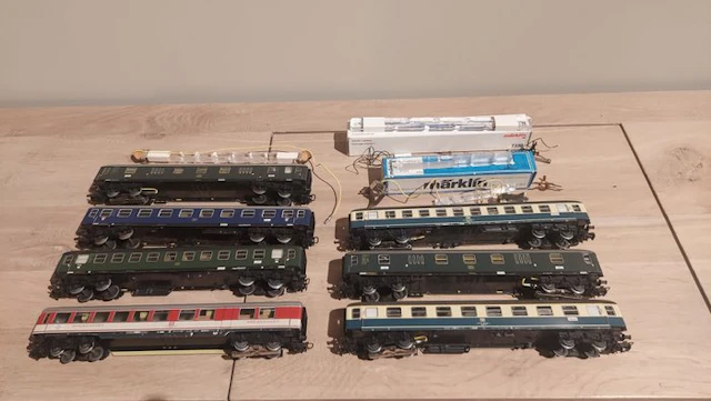 Märklin H0 - Model train passenger carriage (10) - Set of...