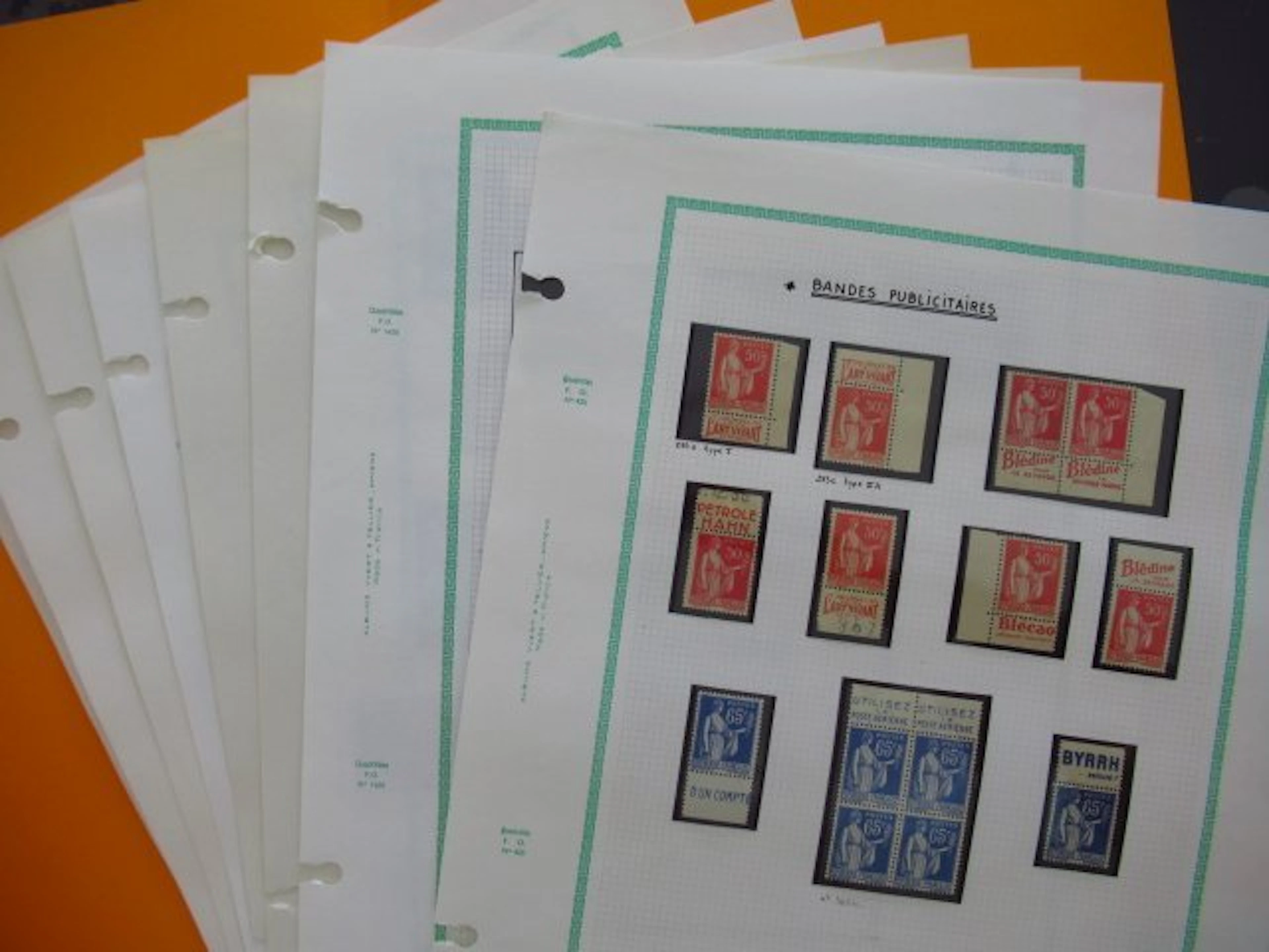 France - advanced stamp collection