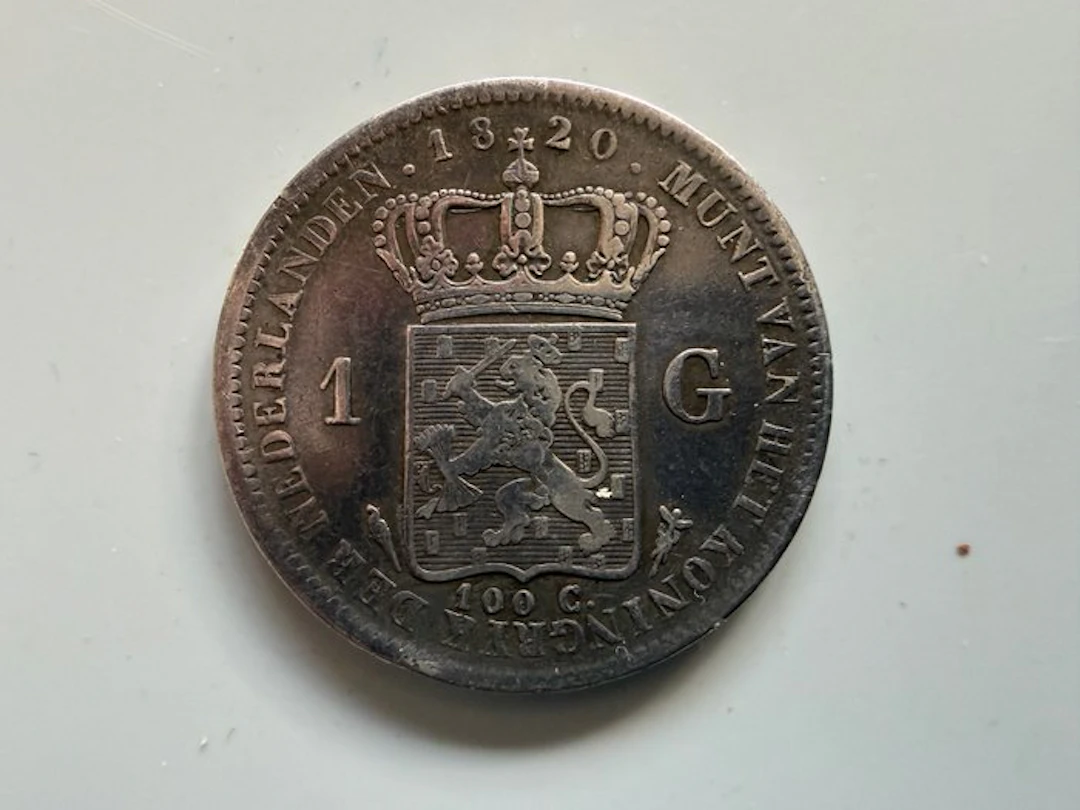 Netherlands. Willem I. 1 Gulden 1820 (No reserve price)