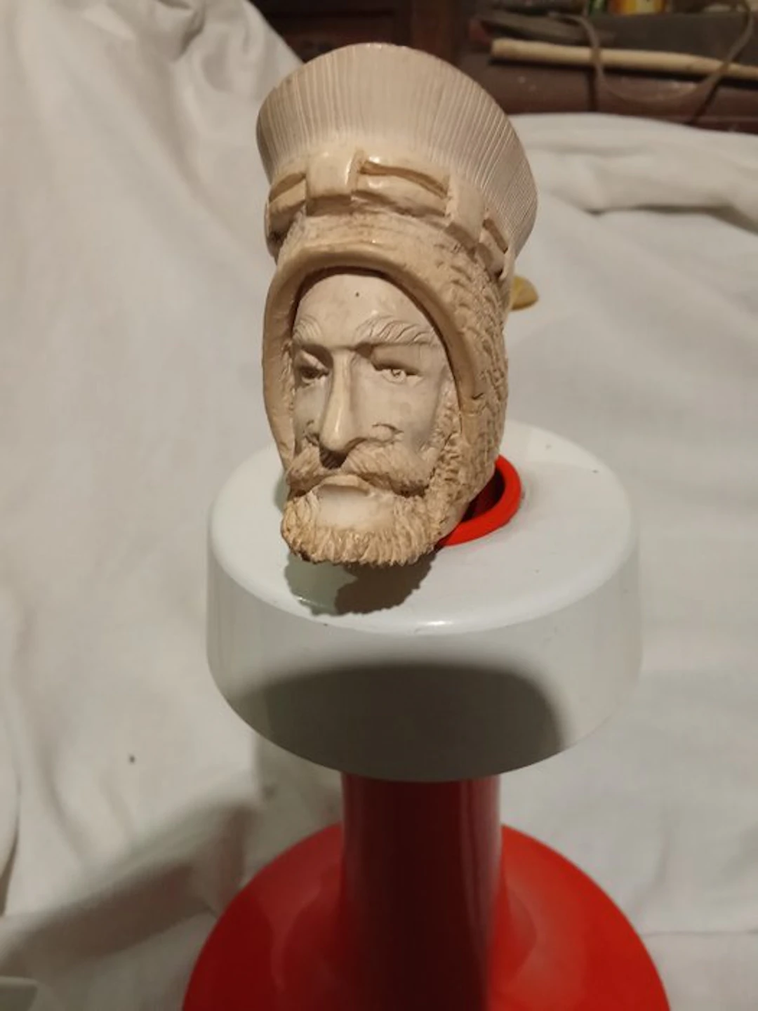 Busto di guerriero - Pipe - Stone (mineral stone)