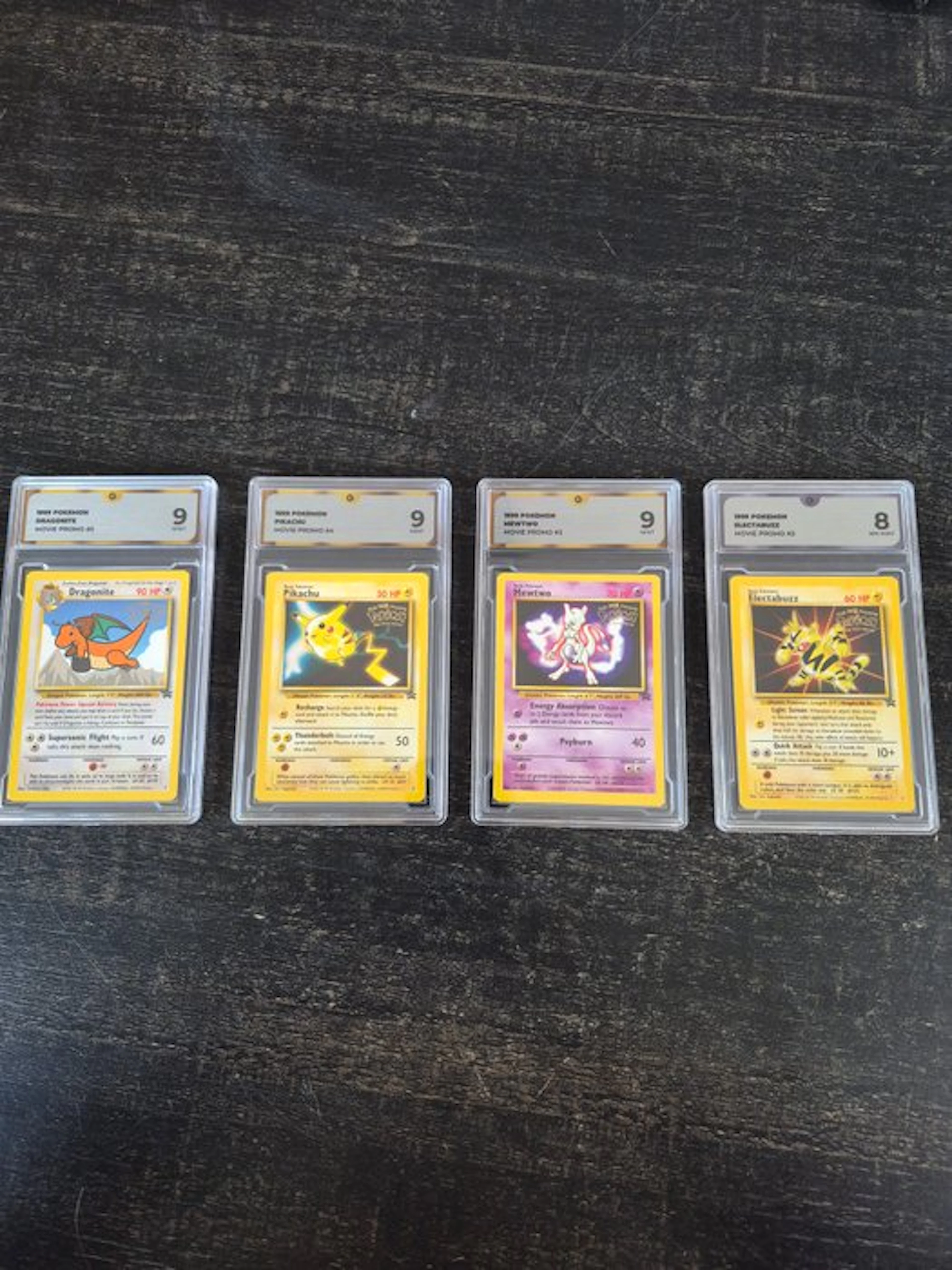 Pokémon - 4 Graded card - Dragonite