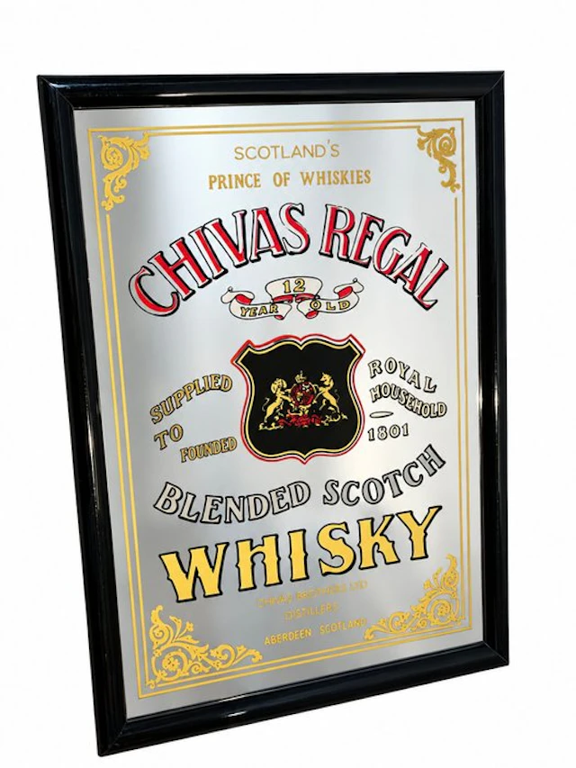 Chivas Regal - Mirror - Glass, Wood - Advertising signboard