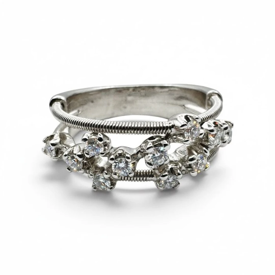 Marco Bicego - Ring - 18 kt. White gold - diamonds