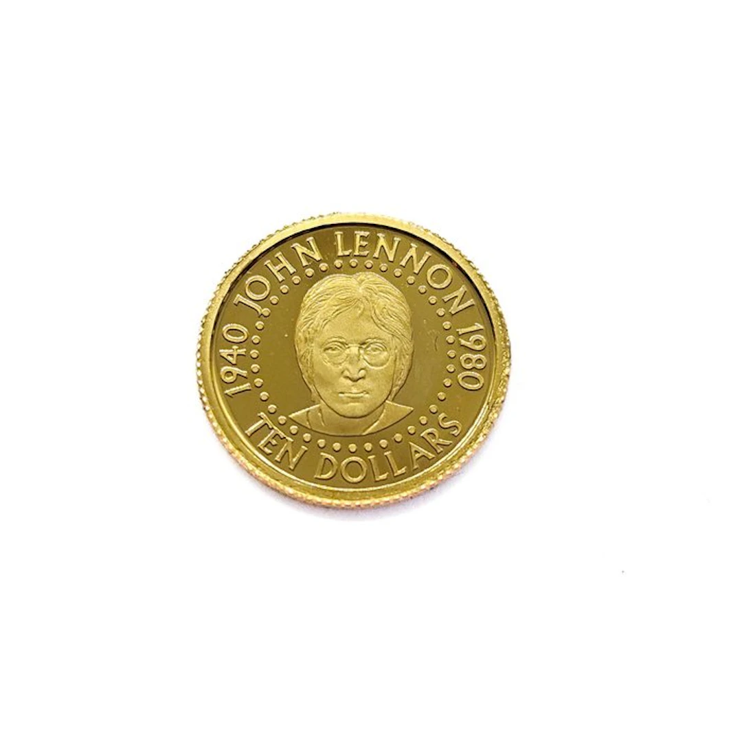 Solomon Islands. 10 Dollars 2005- John Lennon - 1/25 Oz.