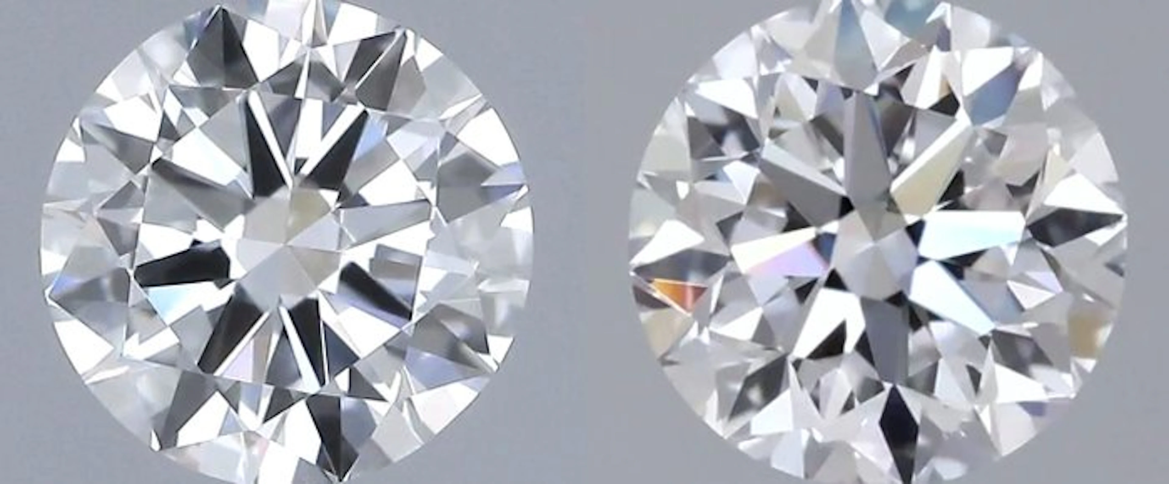 No reserve price - 2 pcs Diamond (Natural) - 1.00 ct...