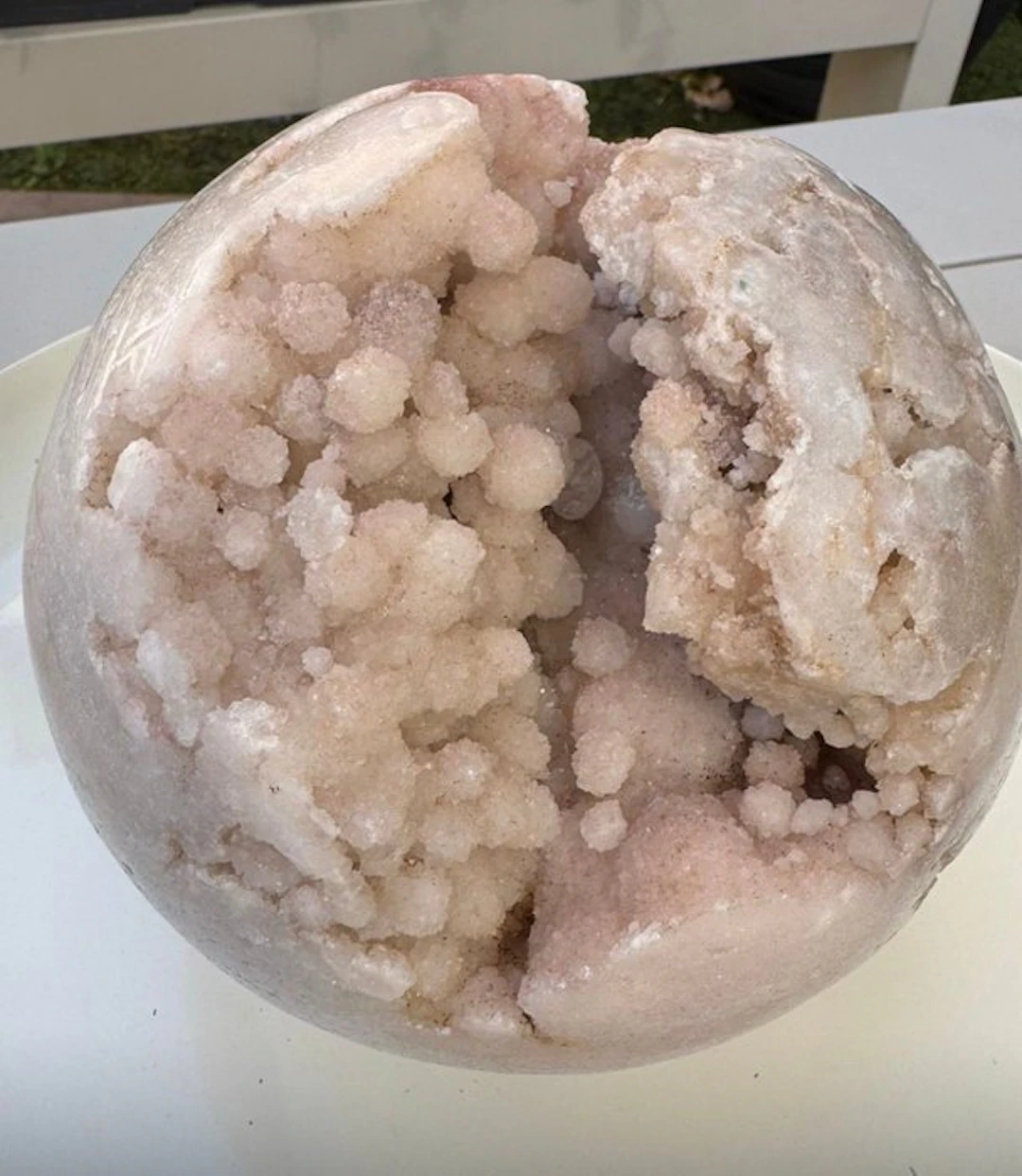 Amethyst Sphere - Height: 17 cm - Width: 17 cm- 3800 g - (1)