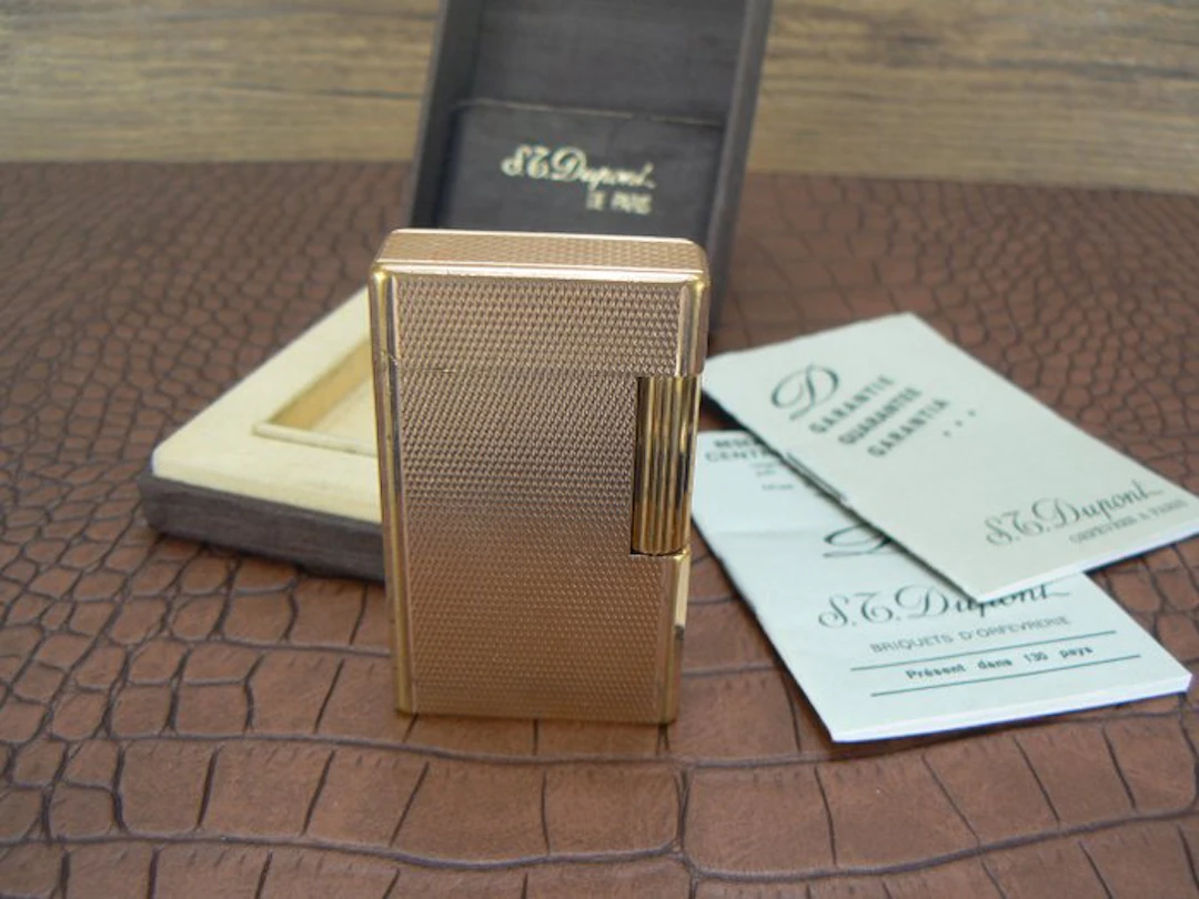 S.T. Dupont - Line 1 - Pocket lighter - Gold-plated