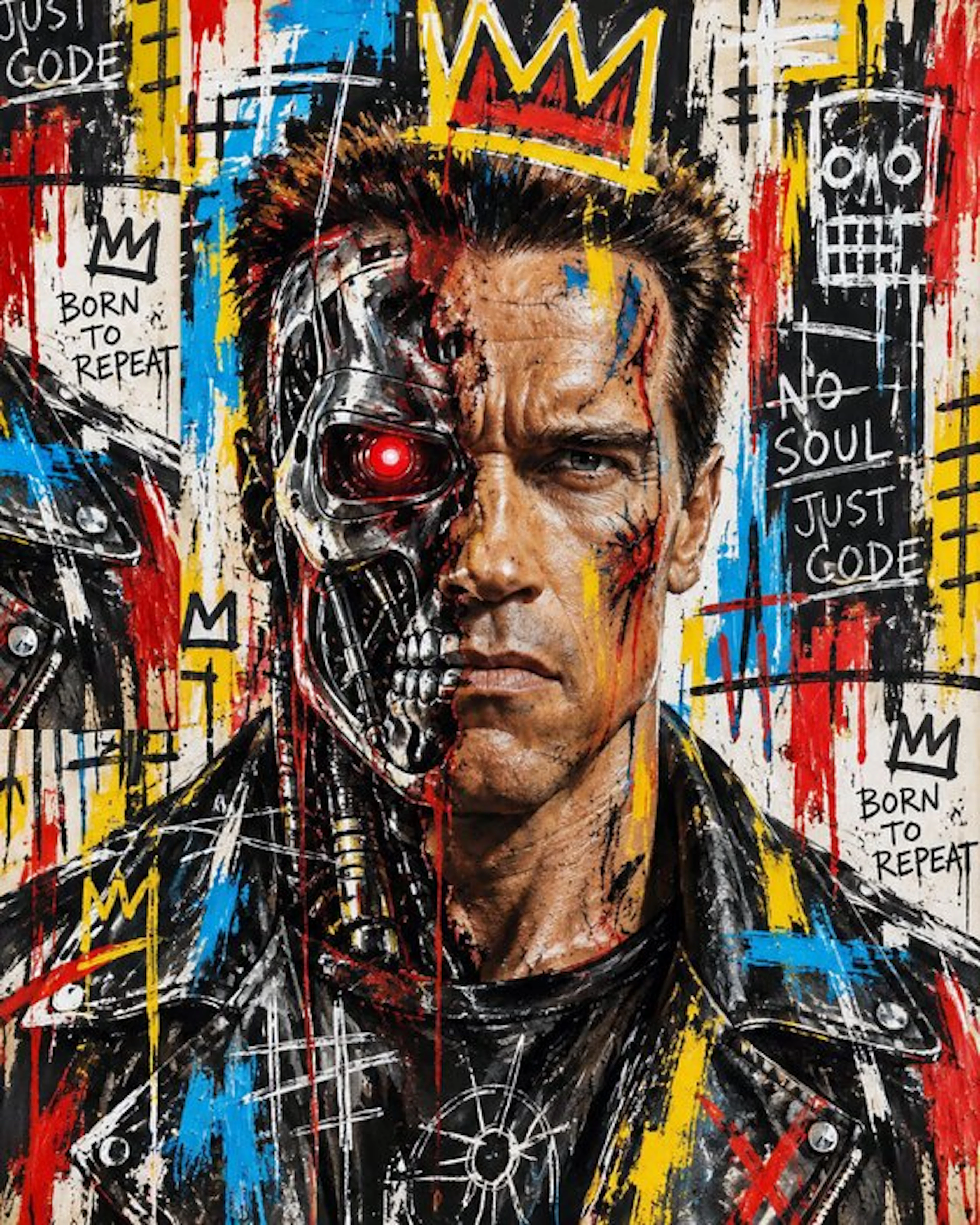 Terminator ( 1984 ) - " Hasta la Vista, Basquiat! " - Artbox