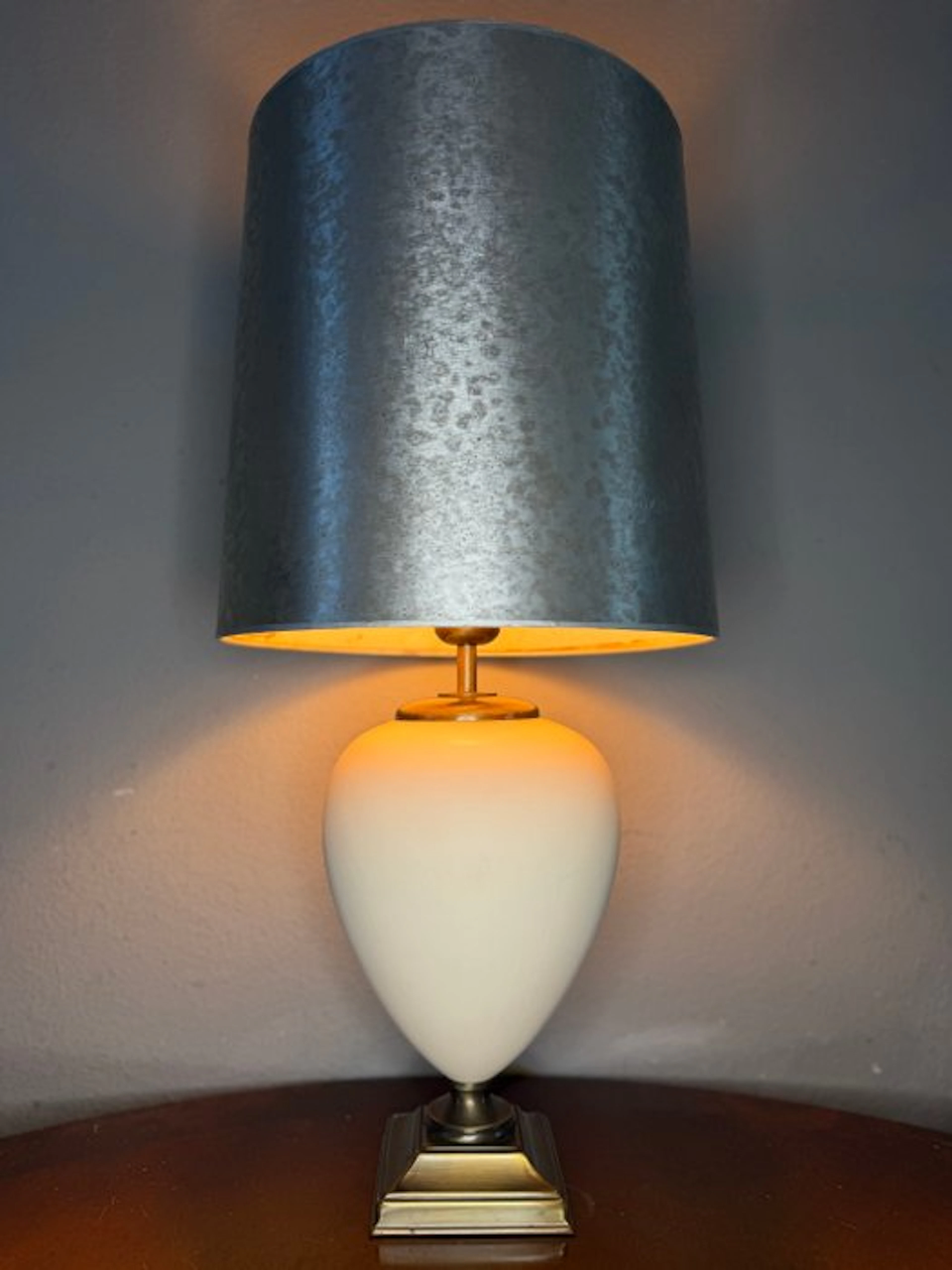 Herda - Table lamp - Ceramic, Textile, Brass - Herda Amsterdam 62cm!