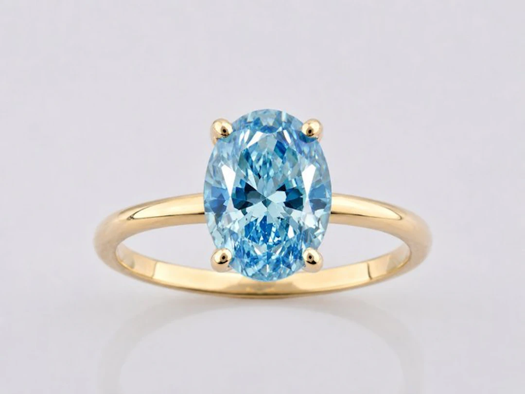 No reserve price - Ring - 14 kt. Yellow gold - 2.02ct. tw. Topaz