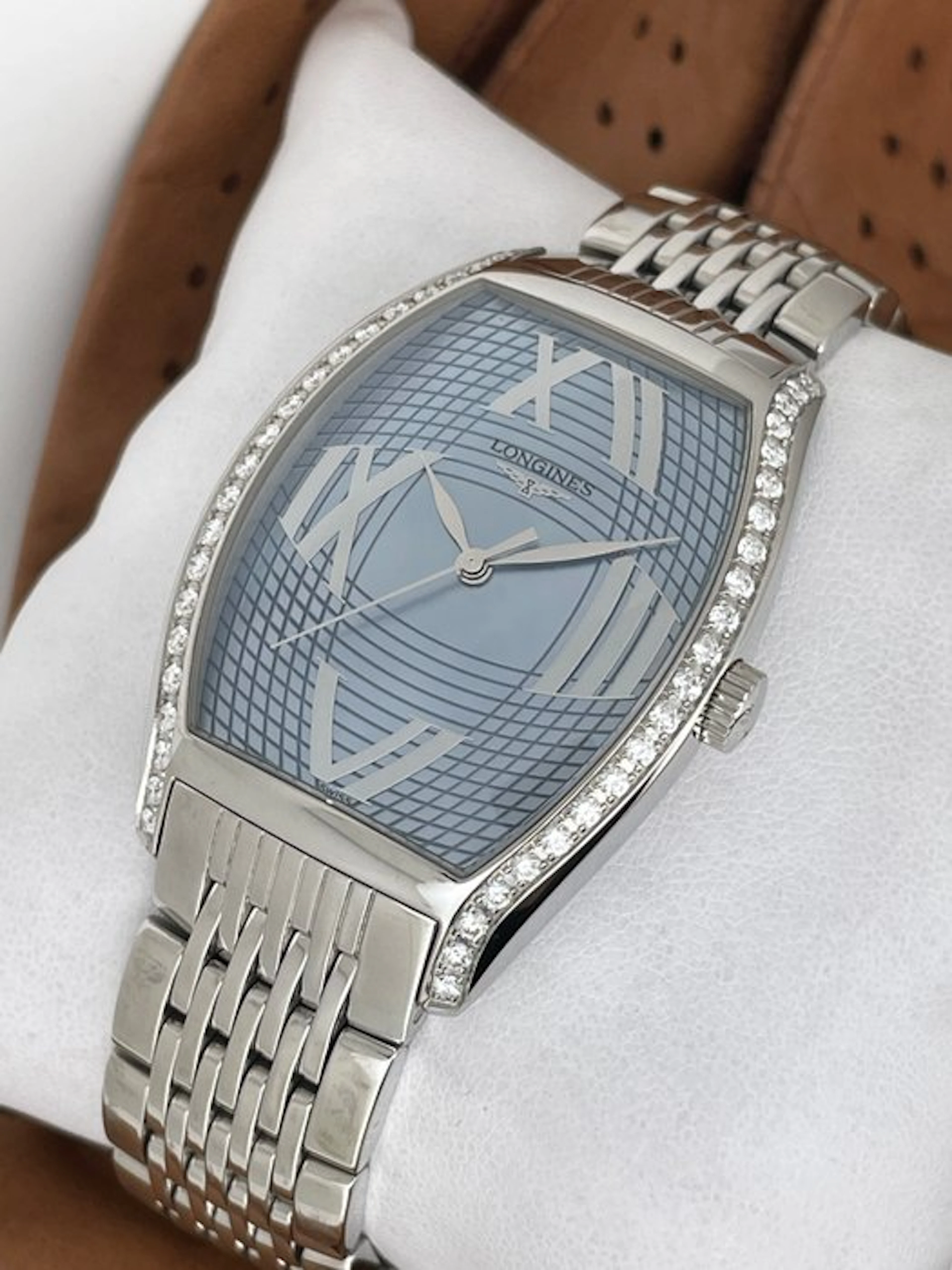 Longines - Evidenza Full Diamonds - L26550016 - Unisex - 2010-2020