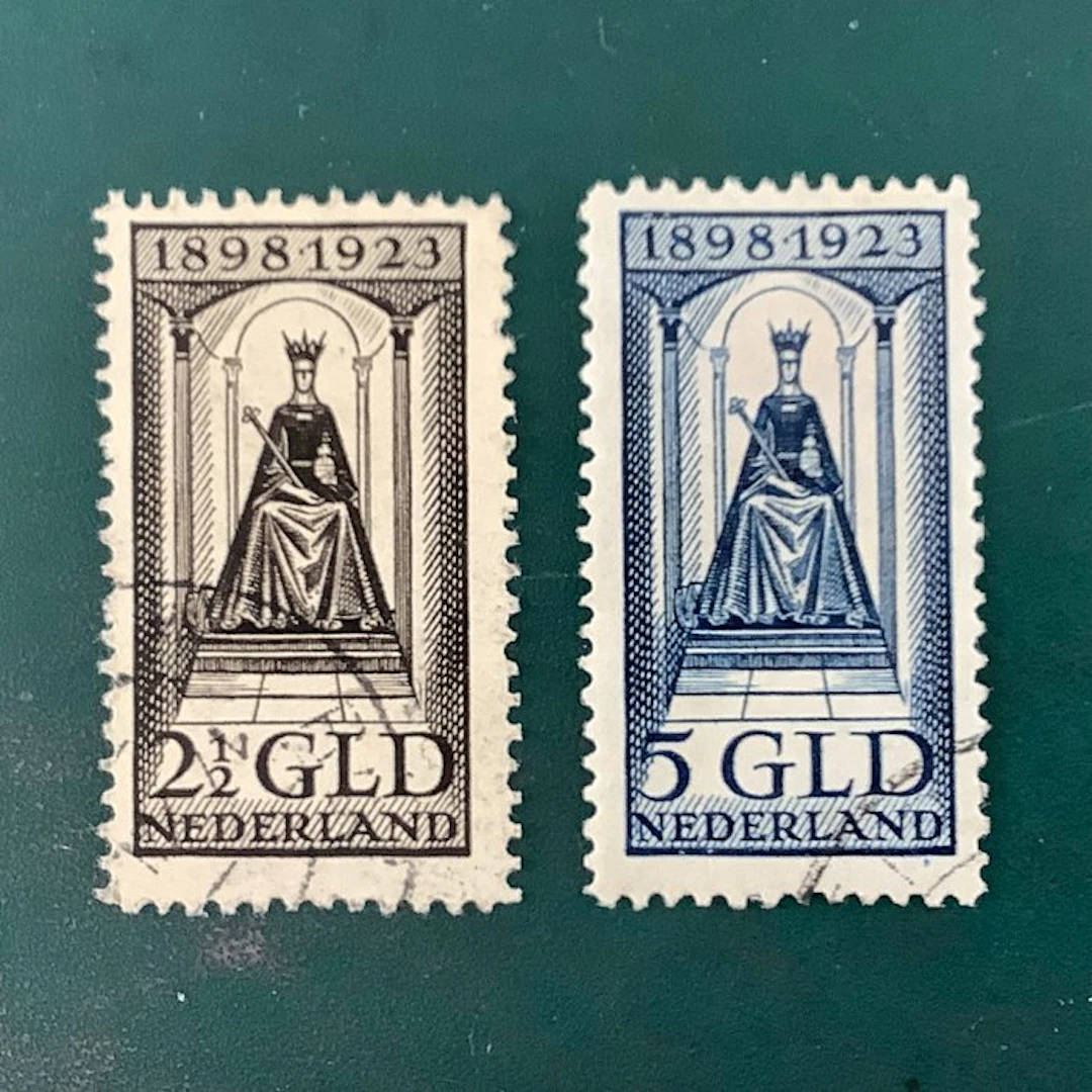 Netherlands 1923 - Jubilee series: 2.5 and 5 guilders - NPVH 130/131