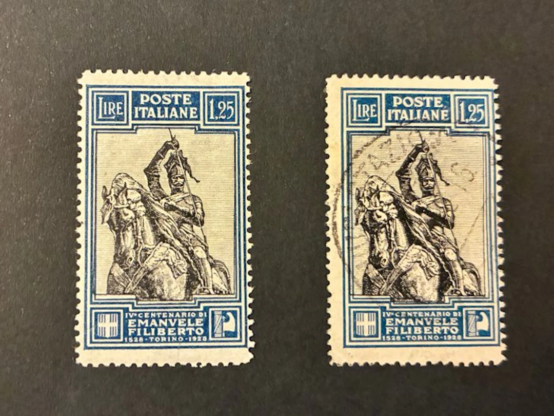 Italy Kingdom 1928/1928 - 4th centenary of Emanuele Filiberto Dent