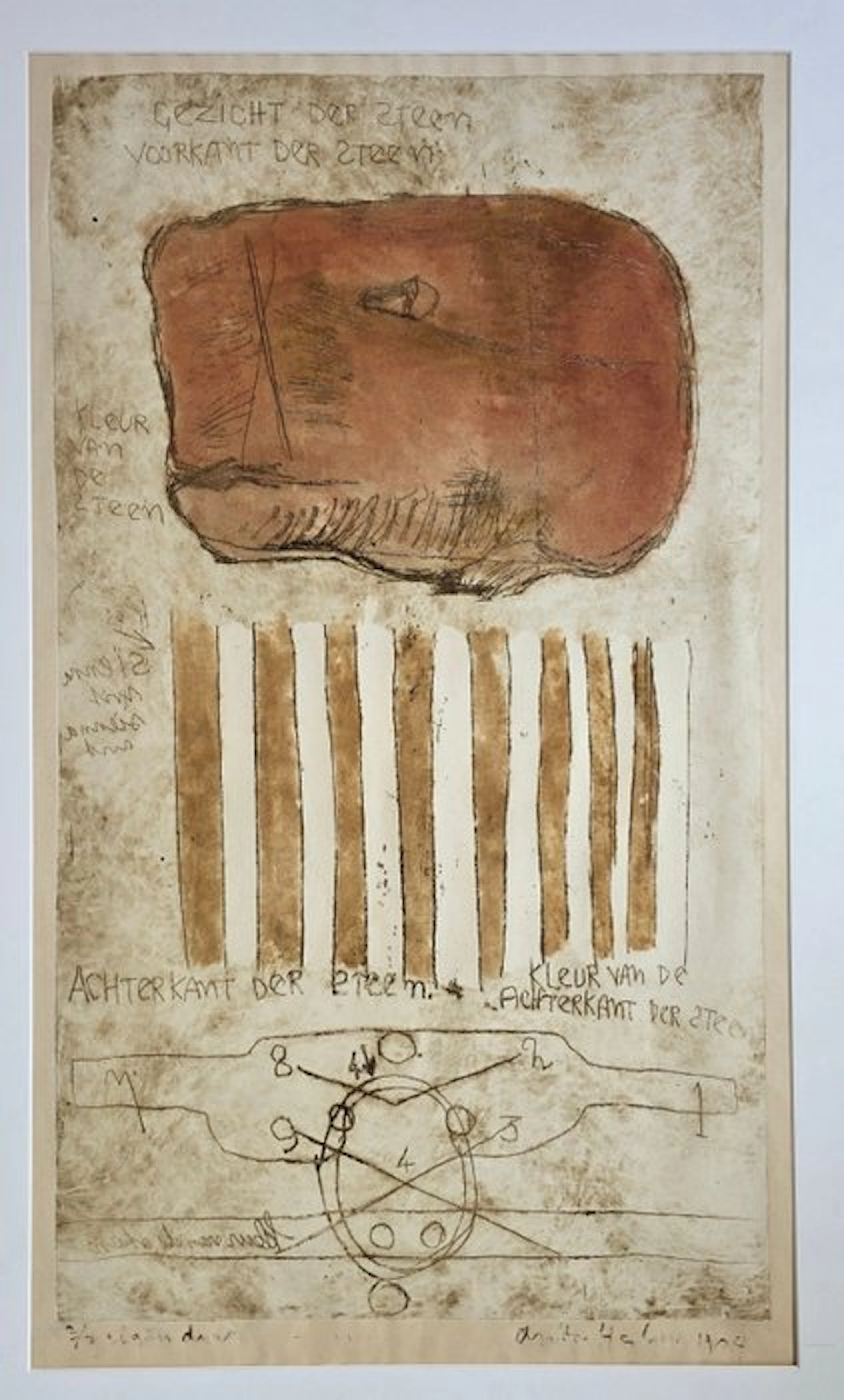 Anton Heyboer (1924-2005) - Gezicht van de Steen