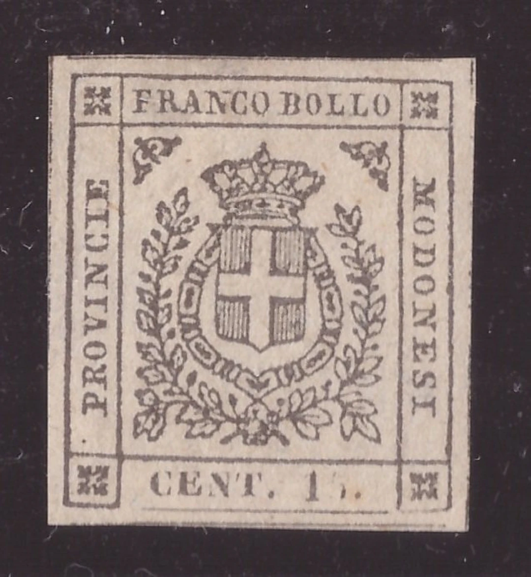 Italian Ancient States - Modena 1859 - 15 centesimi...
