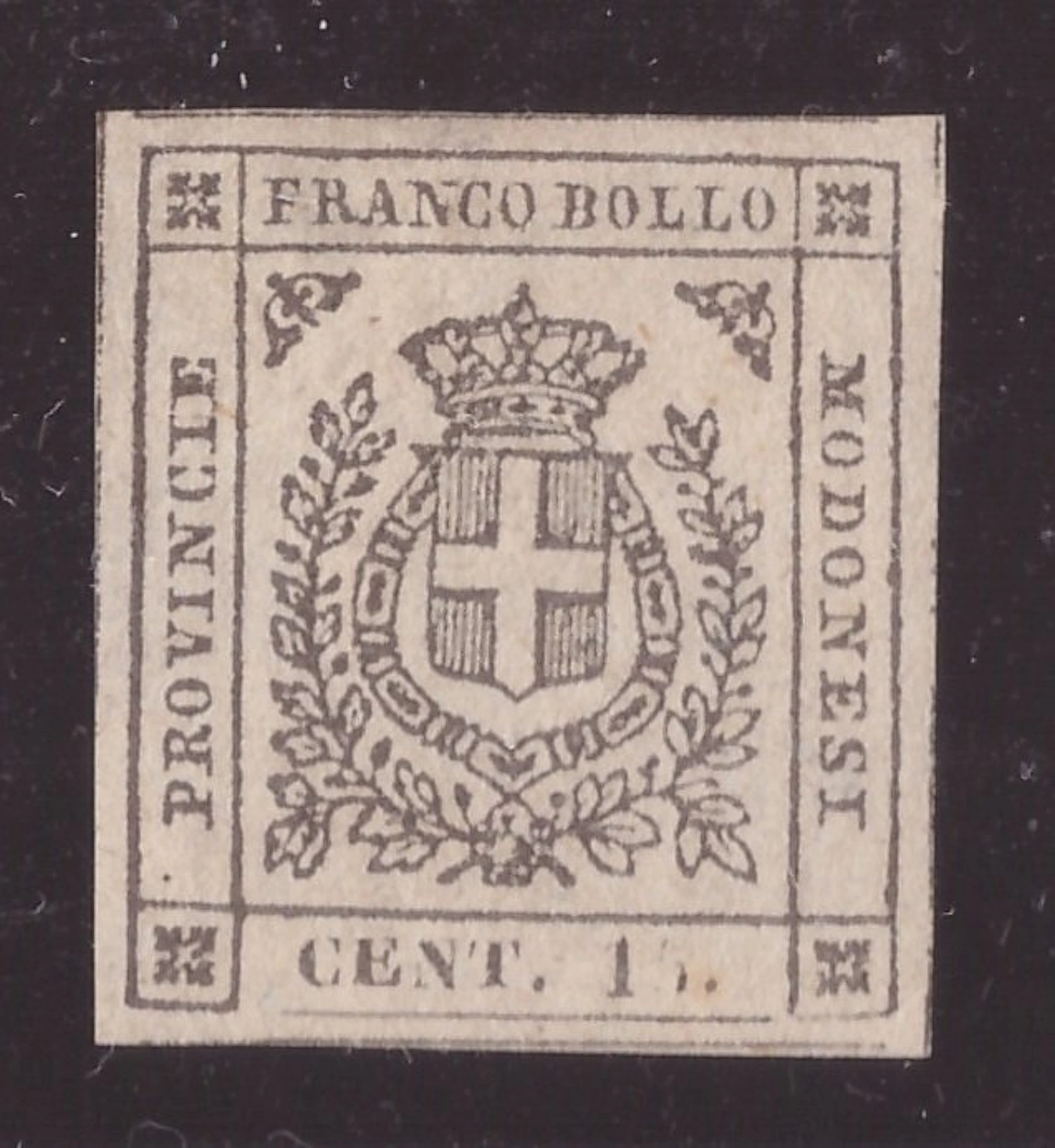 Italian Ancient States - Modena 1859 - 15 centesimi...