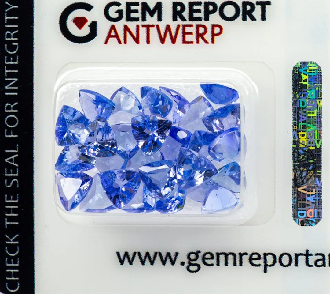 No reserve price - 27 pcs Tanzanite - 9.98 ct - Gem...