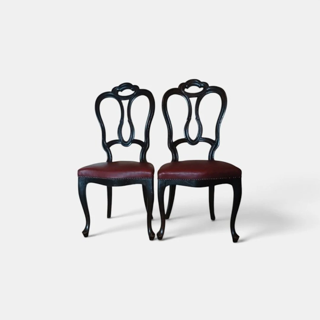 Fauteuil (2) - Wood - Antique chairs