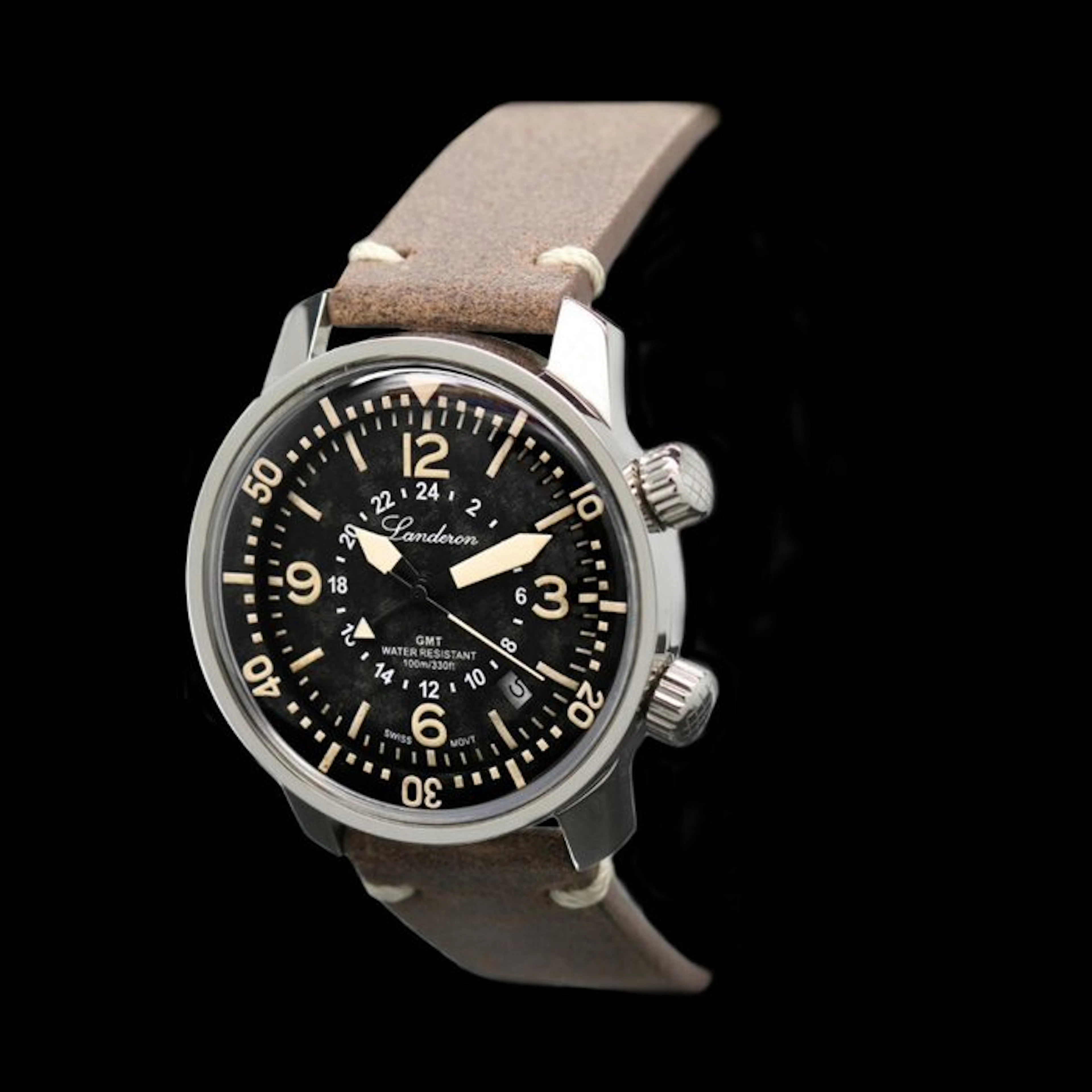Landeron Compresor GMT Vintage - Men - 2025+