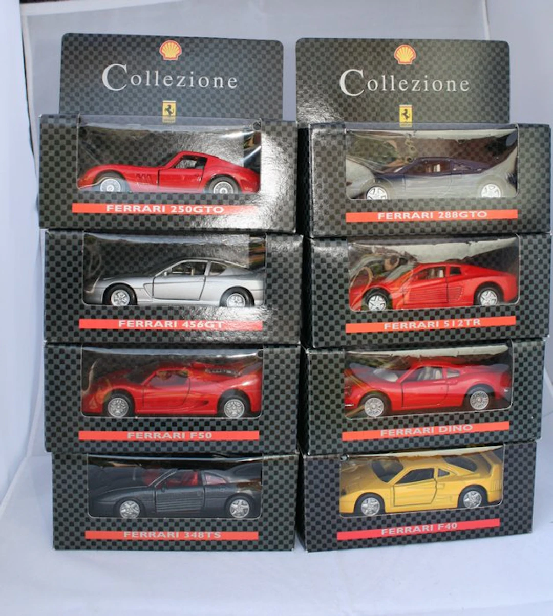 Collezione Shell 1:43 - Model car (8) - Ferrari set van verschillende modellen