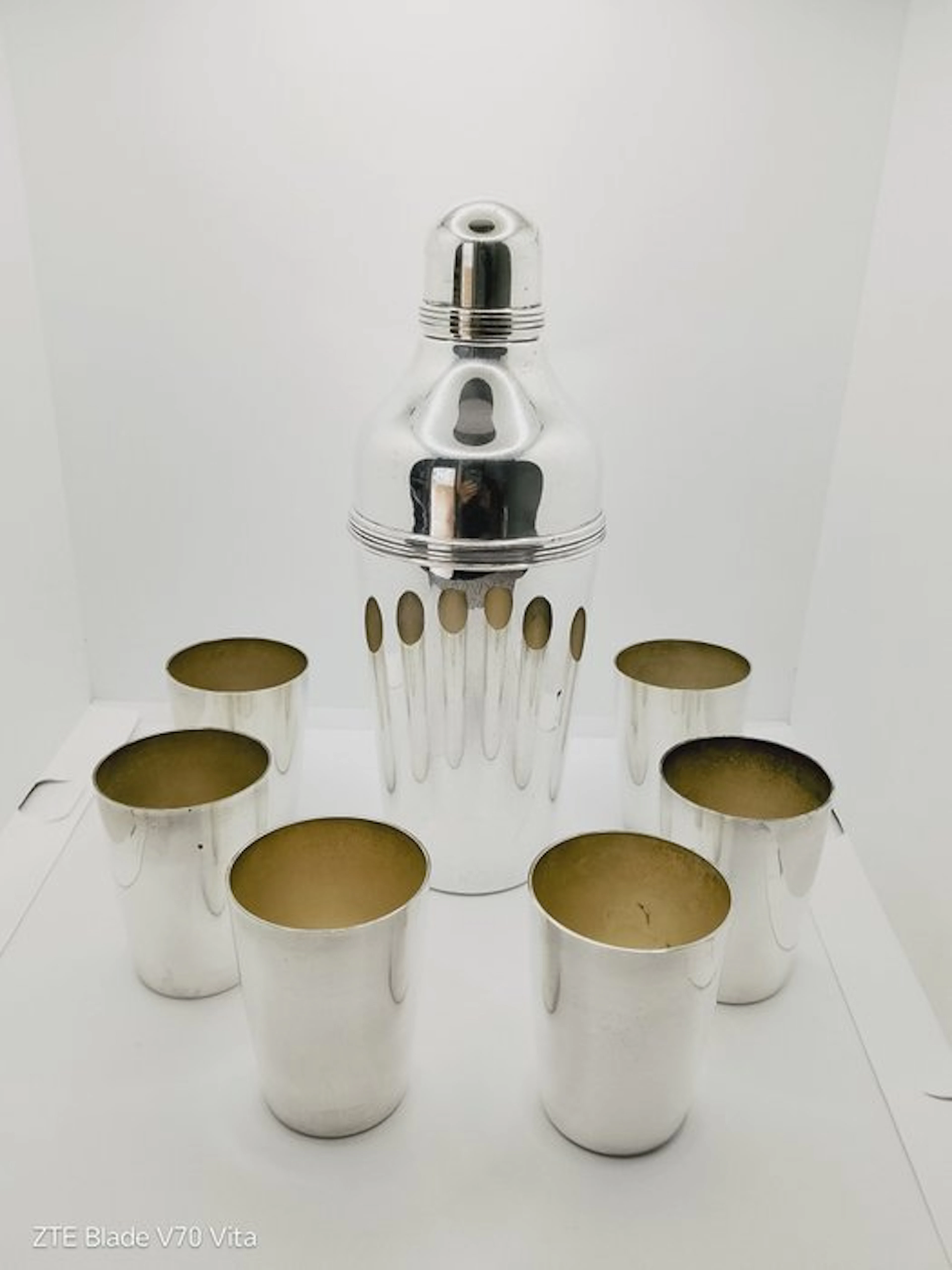 Cocktail shaker (7) - Silverplated