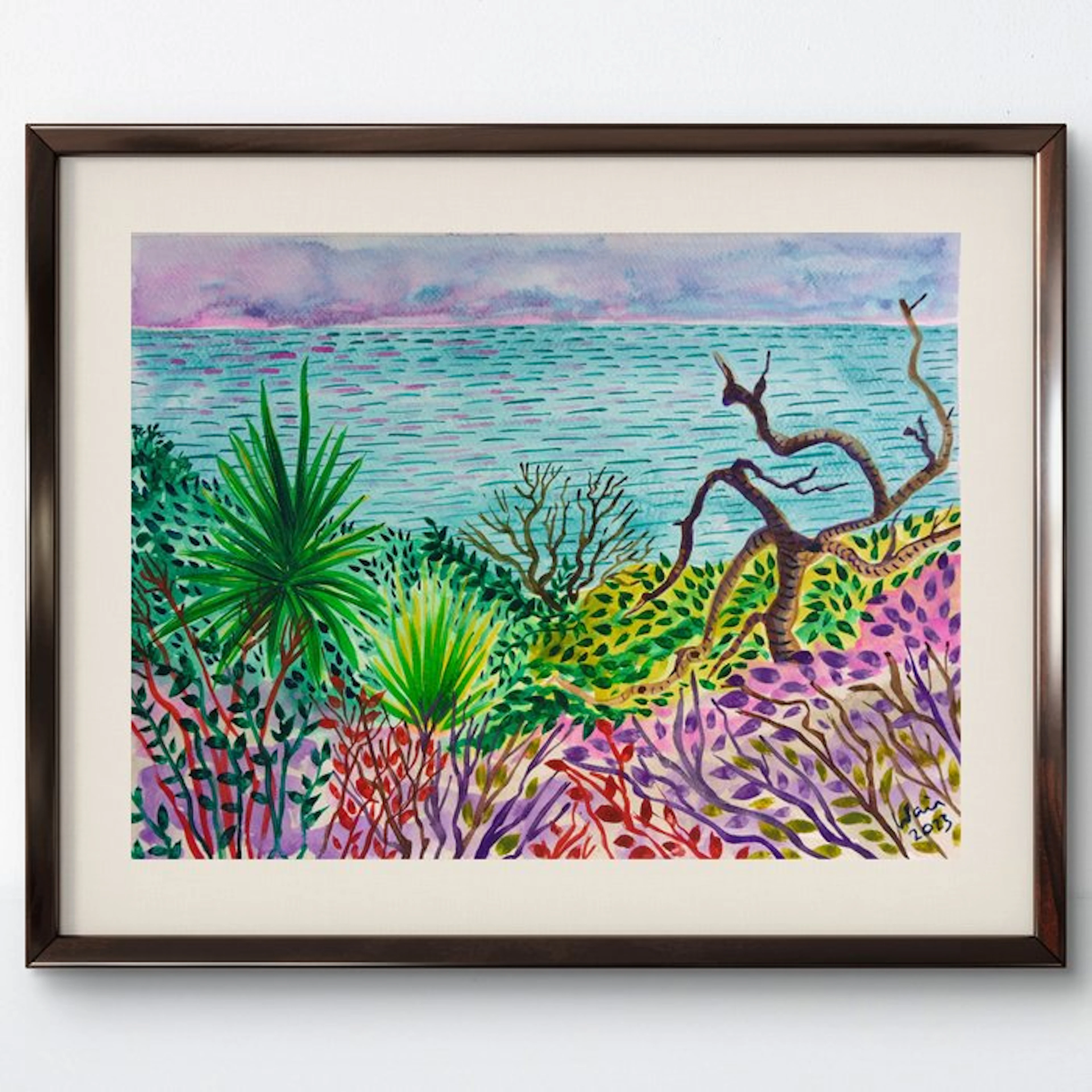 Kirsty Wain (XX) - Manilva Seascape, Andalucia - No Reserve