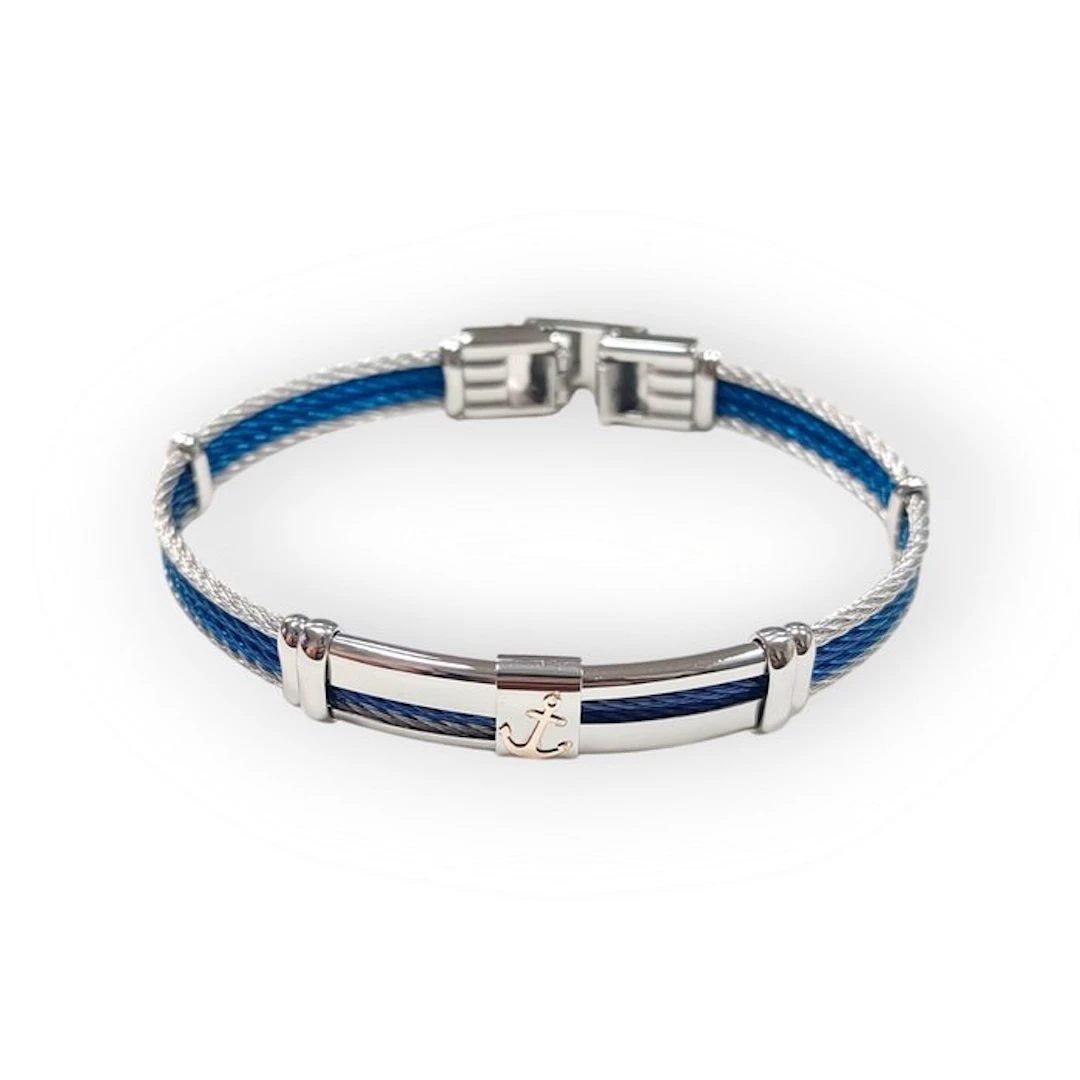 18 kt. - Steel, Rose gold - Bracelet - Artisanal