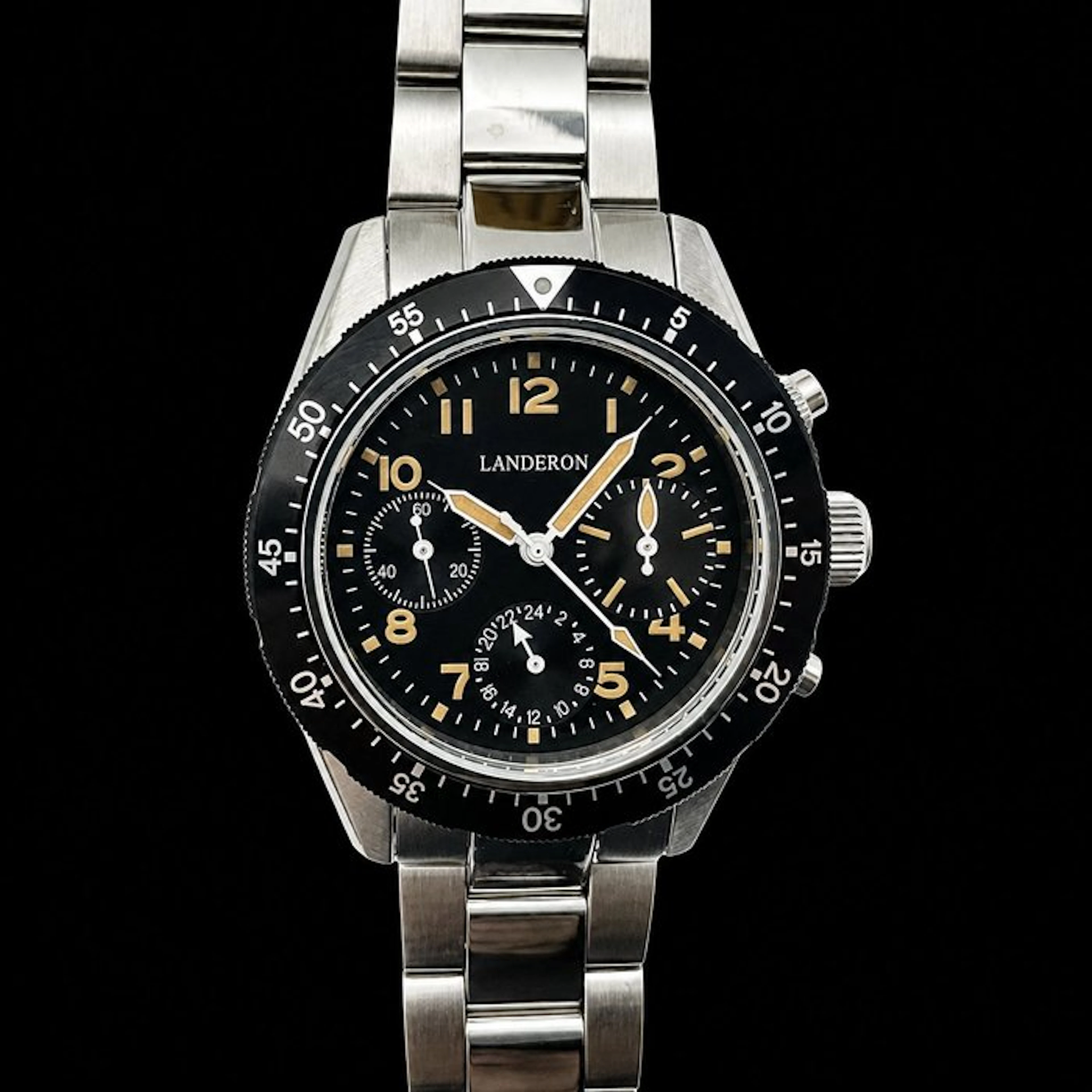 Landeron Pilote Vintage Tricompax - Men - 2025+