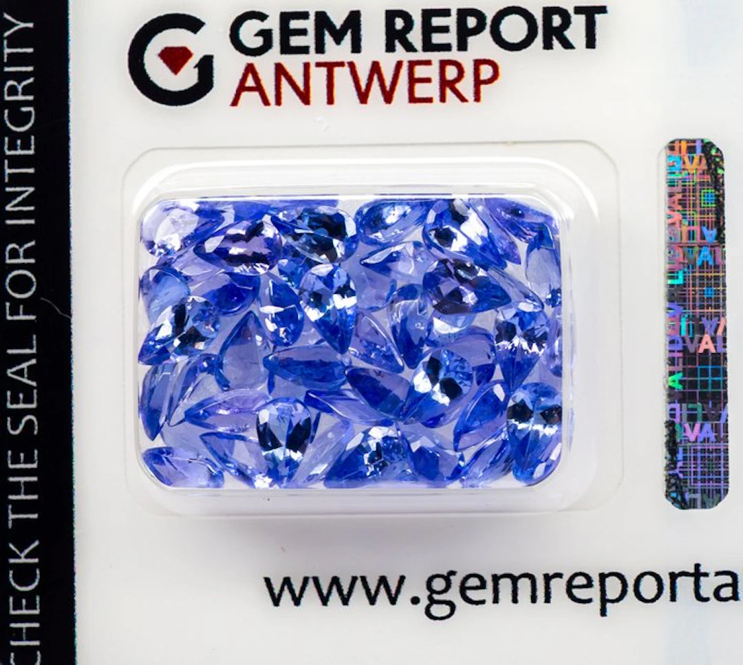 No reserve price - 54 pcs Tanzanite - 10.00 ct - Gem...