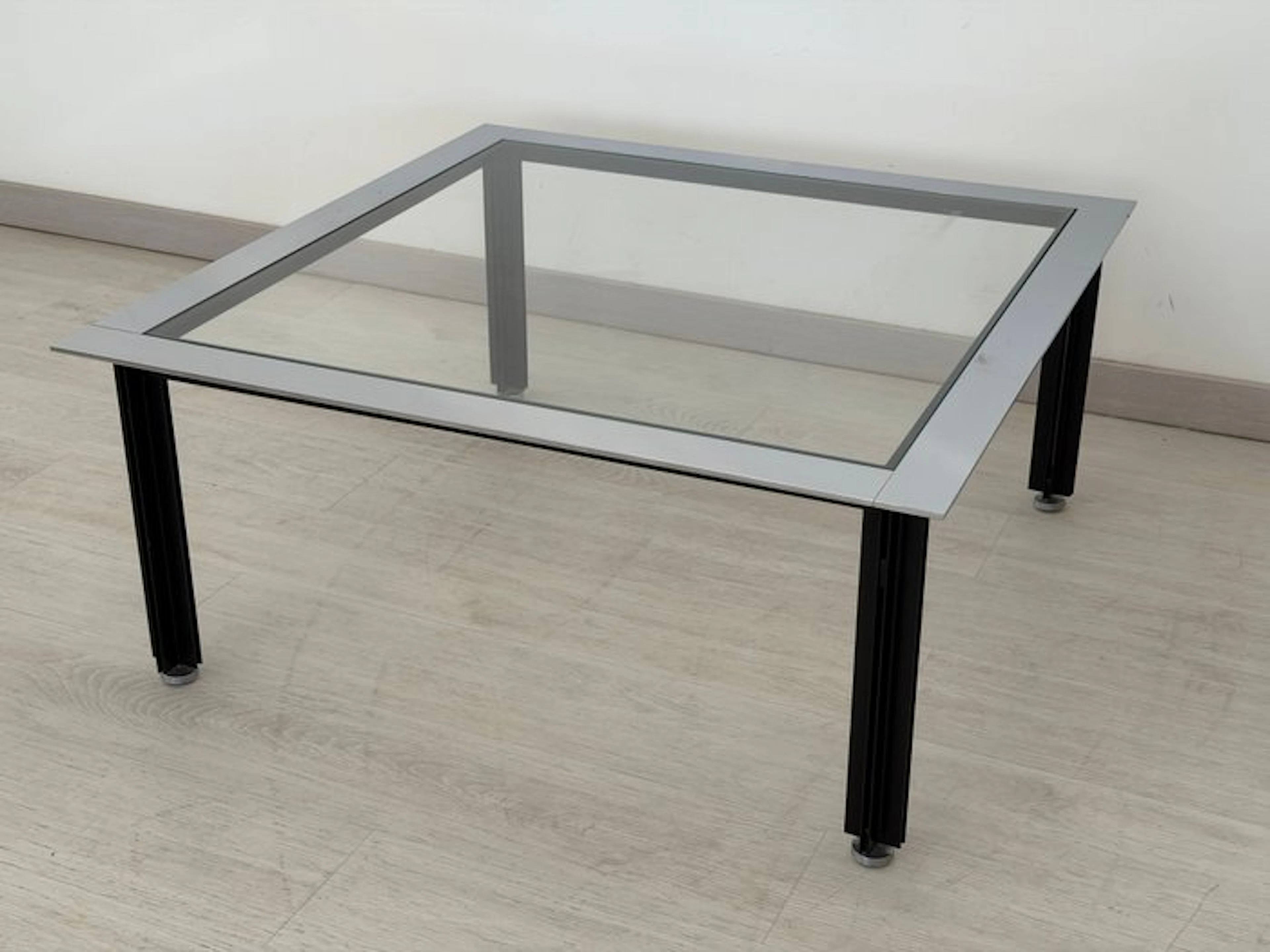 Azucena - Luigi Caccia Dominioni - Coffee table - Glass, chromated metal