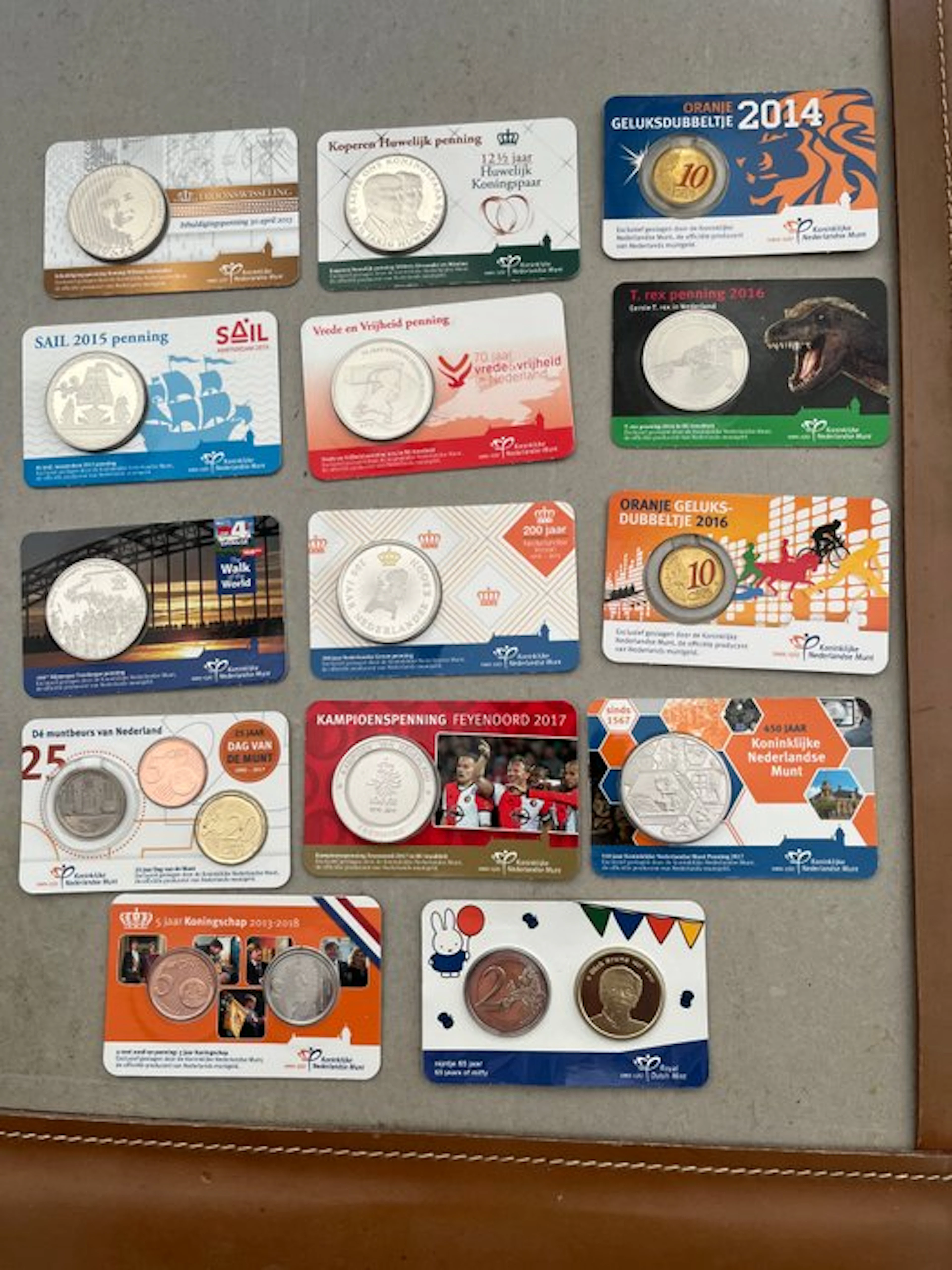 Netherlands. Coincard 2013/2020 (14 stuks) (No reserve price)