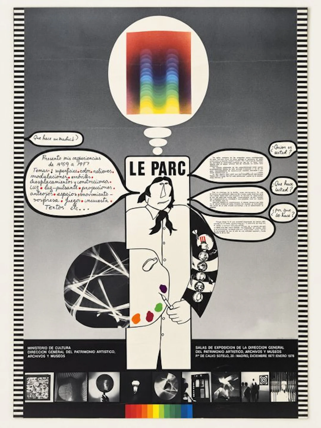 Julio Le Parc - Experiencias 1959–1977 – Madrid - 50x70 cm. - 1970s