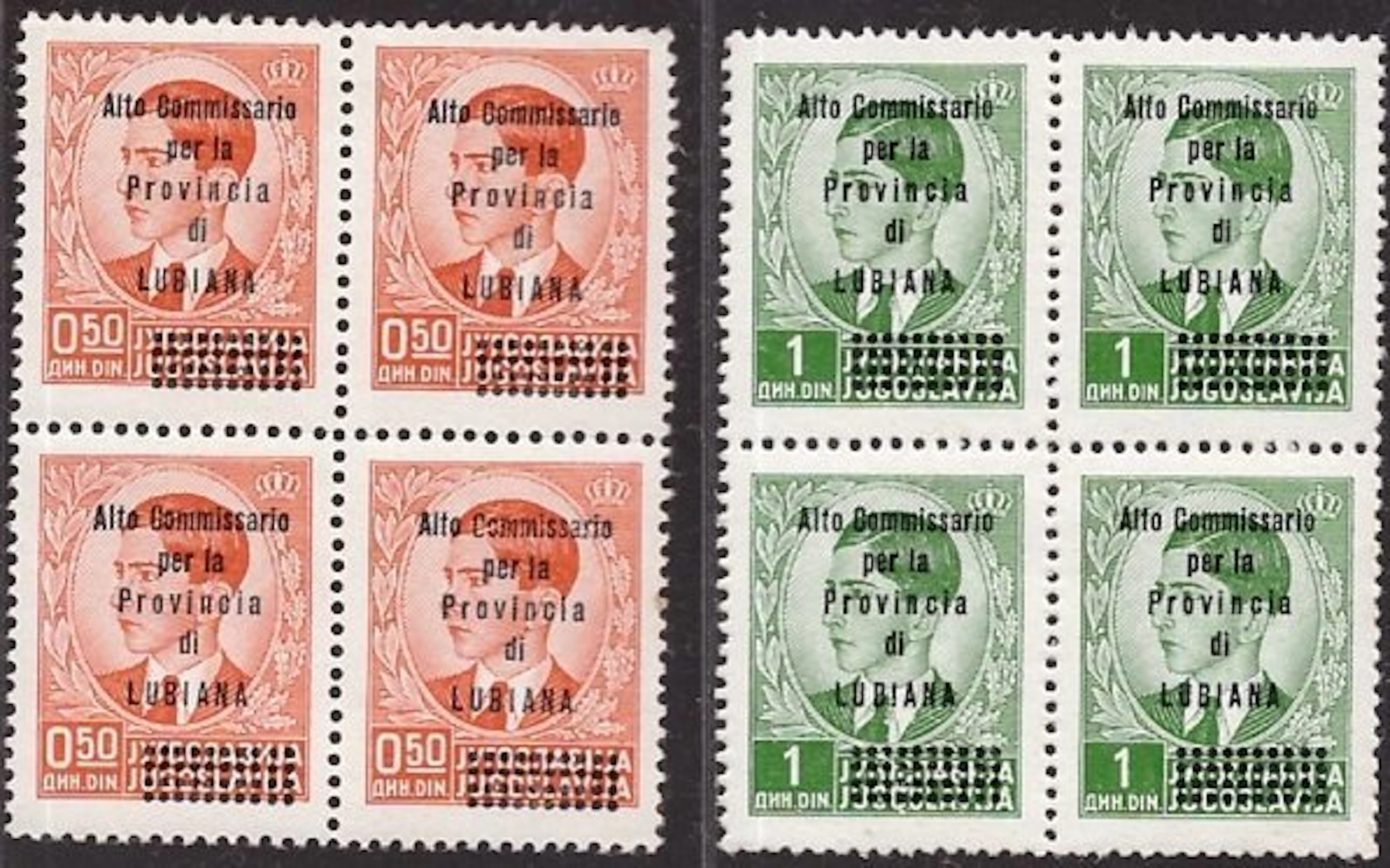 Italy - Occupation of Slovenia (1941) 1941 - Orange 50p...