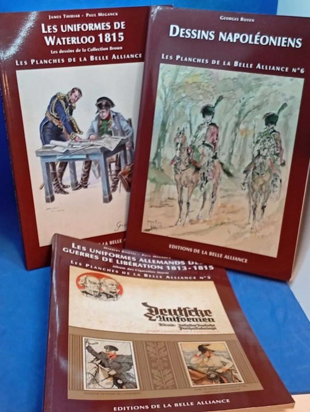 Lot: Les planches de la Belle Alliance: Les uniformes...