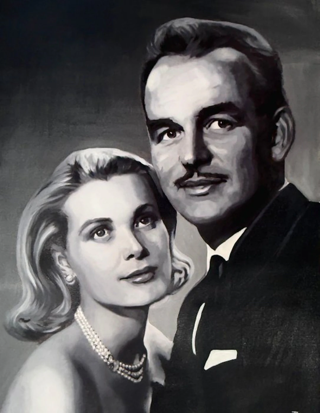 TA Duy Tung (1961) - Rainier III de Monaco et Grace Kelly...