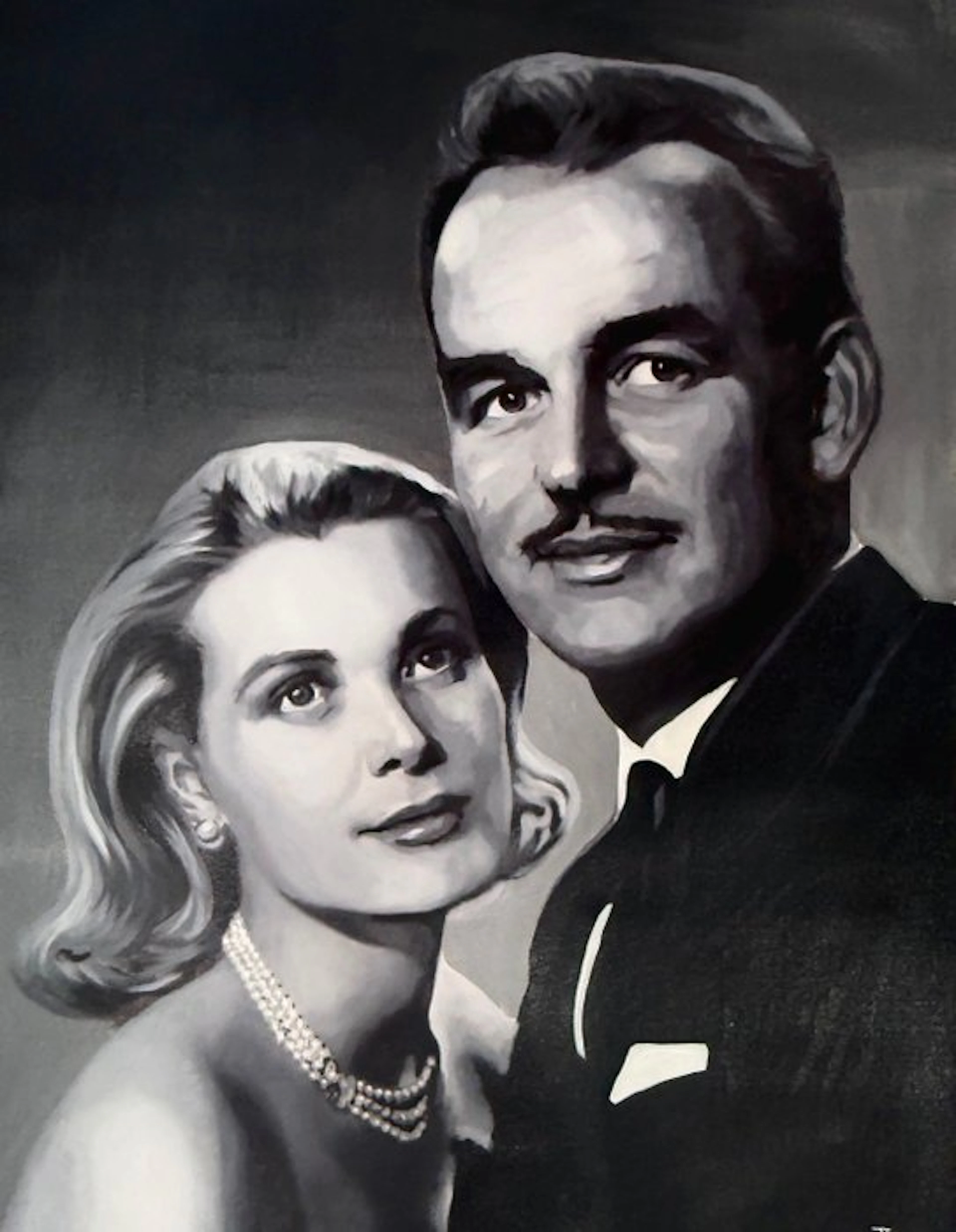 TA Duy Tung (1961) - Rainier III de Monaco et Grace Kelly...