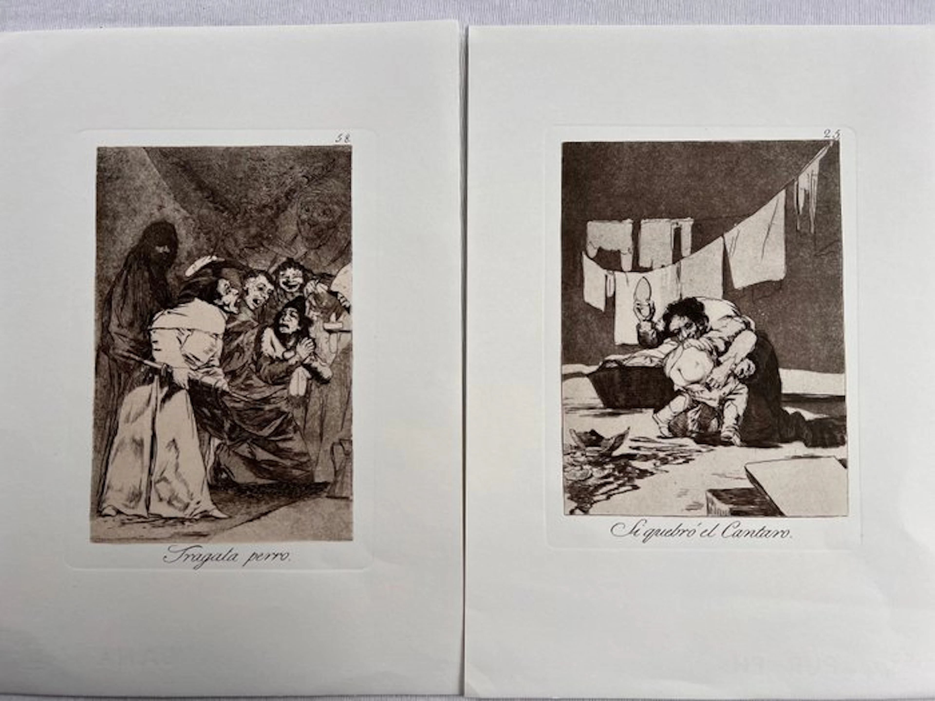 Francisco De Goya (1746-1828) - Caprichos Blatt #25, #58