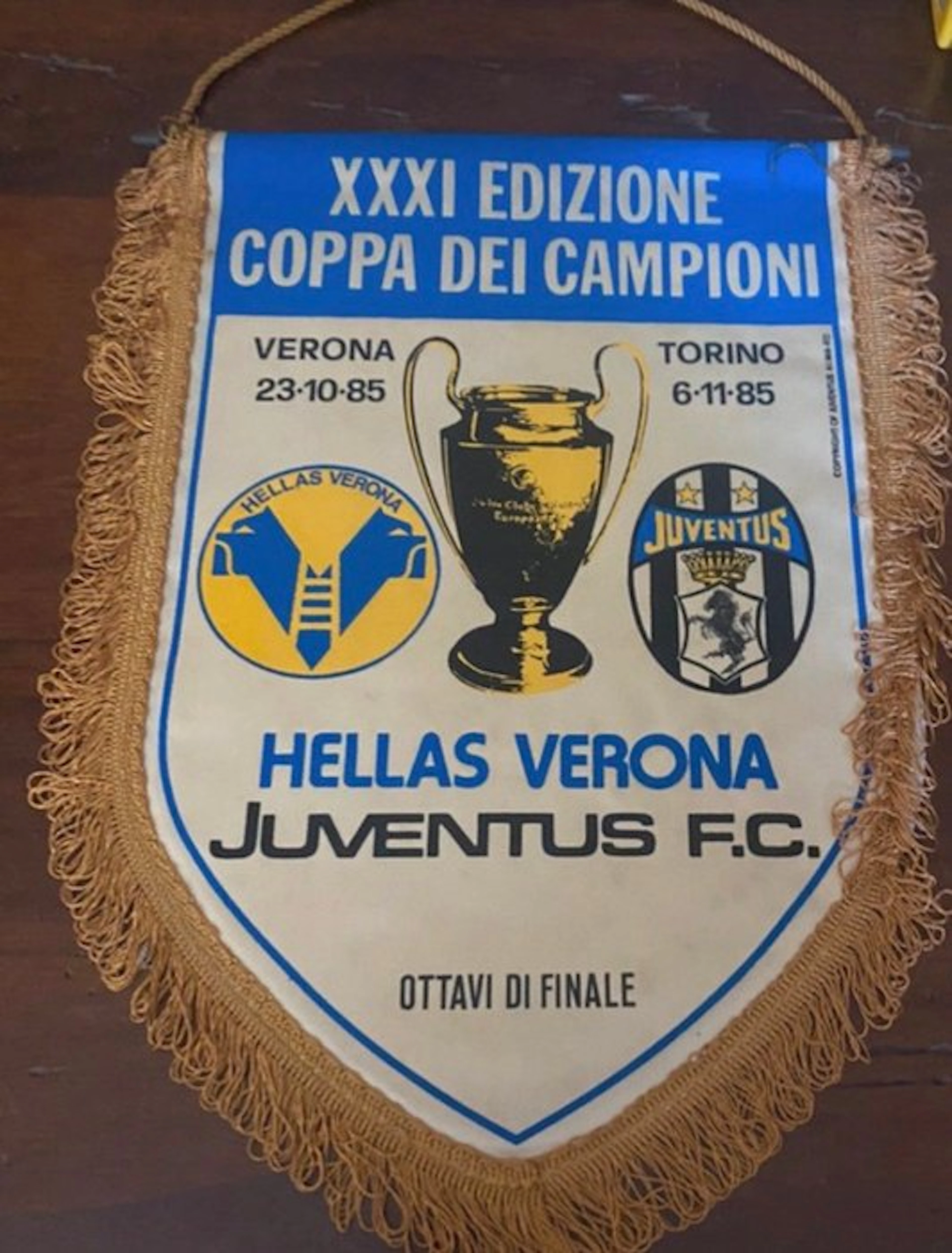 Juventus - 1985 - Flag / pennant