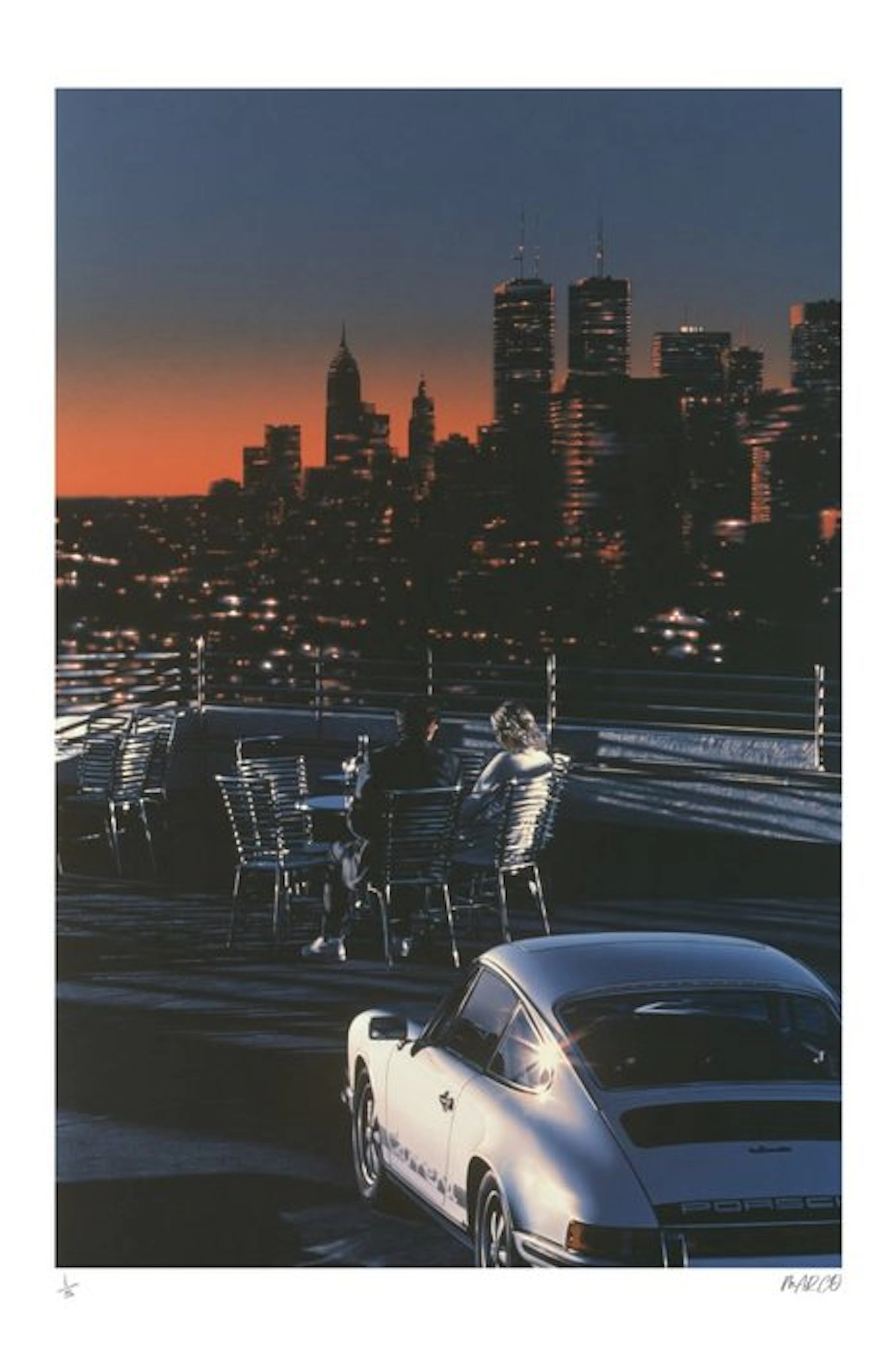 Marco Veil - Midnight In Manhattan - 1/5 - 40x60 cm