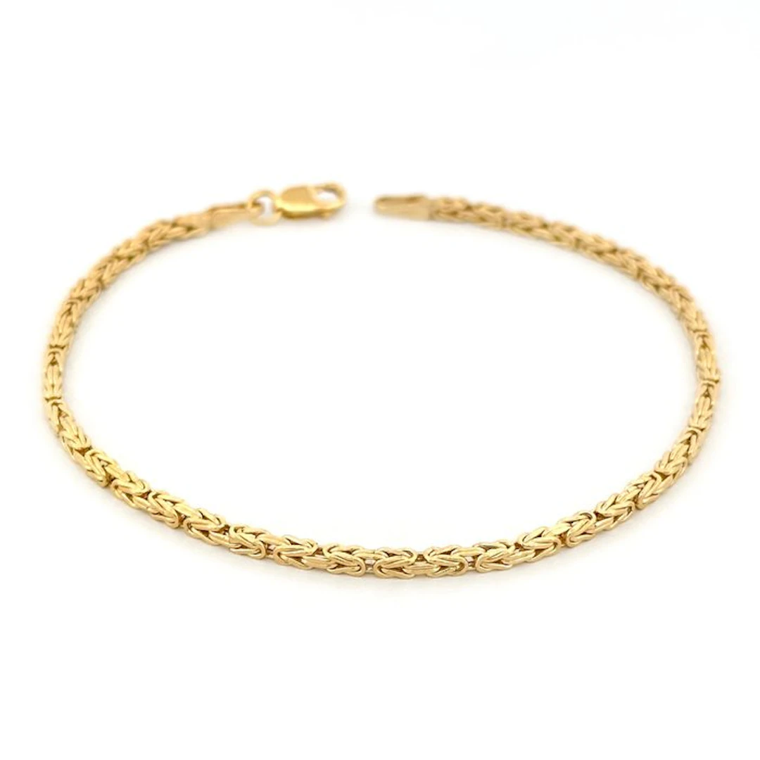 Bracelet - 18 kt. Yellow gold - Byzantine